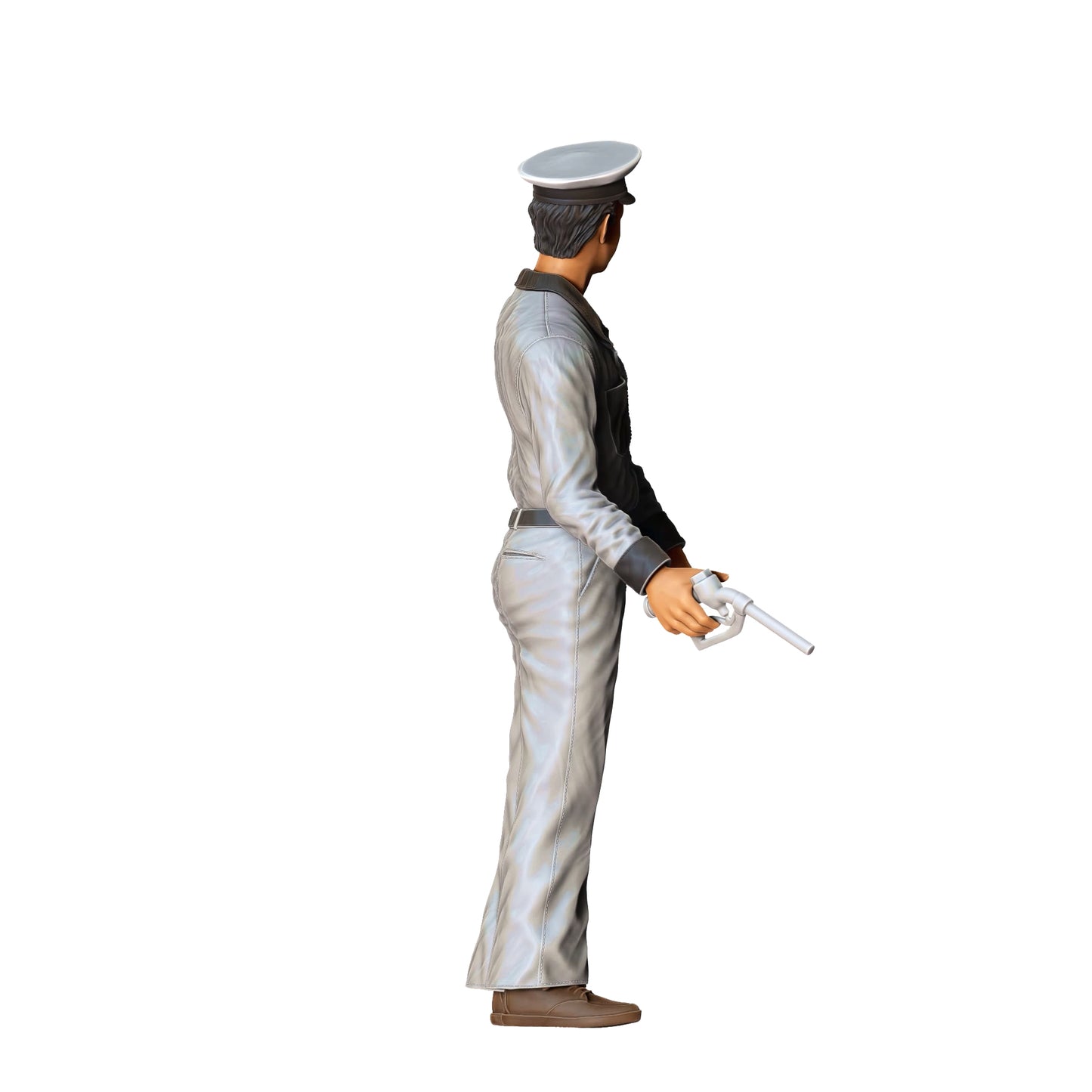 Foto do produto Diorama e Miniatura de Modelismo: Posto de Combustível - Homem na Bomba, vintage