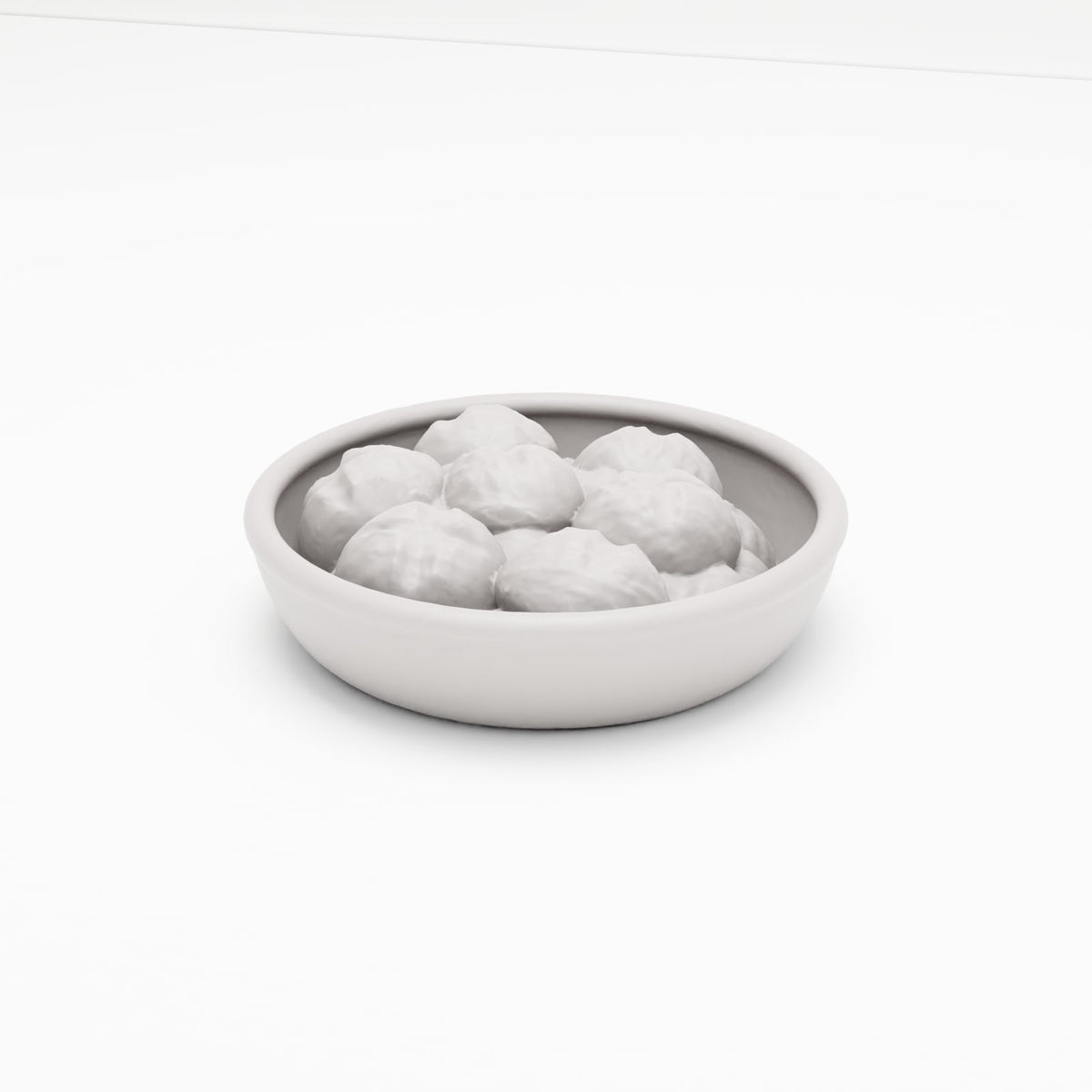 MyPortal 203 3: Diorama Cozinha e Mesa: taça de cerâmica com pão (Ref. 203D)
