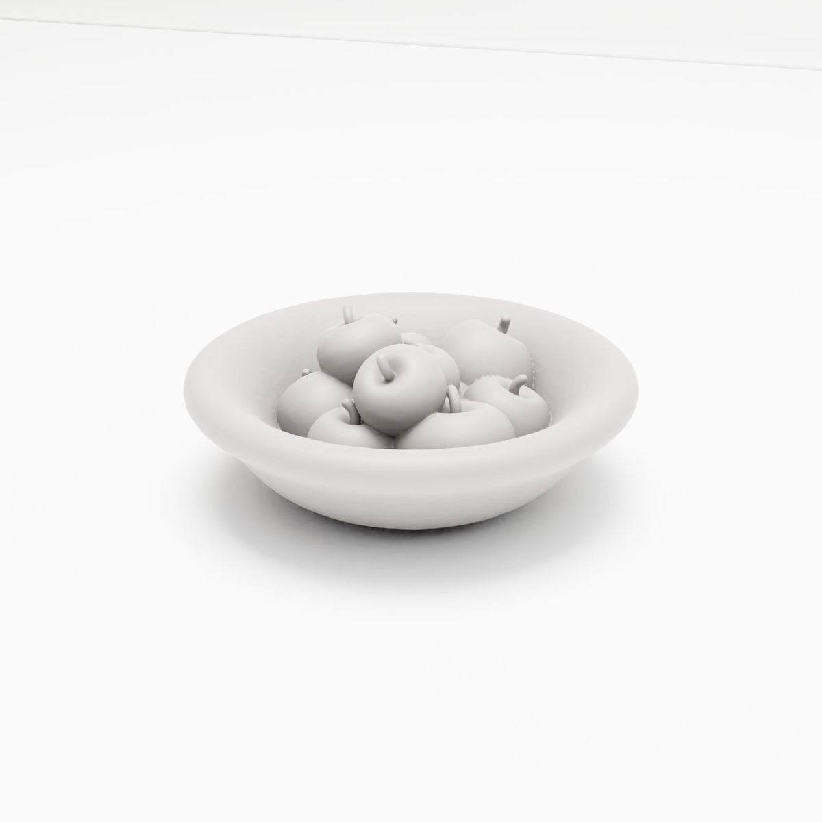 MyPortal 204 3: Diorama cucina e tavola: ciotola di frutta con mele (Rif. 204D)