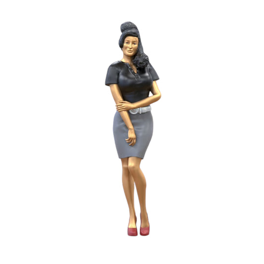 Foto do produto 0: Mulher com saia e blusa