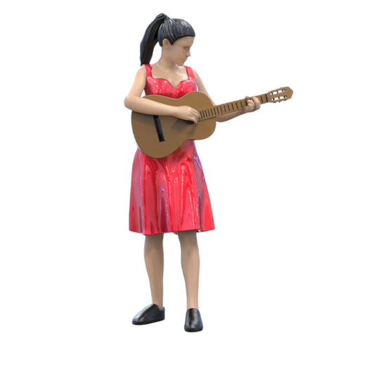 Foto do produto 0: Músico - Mulher com guitarra