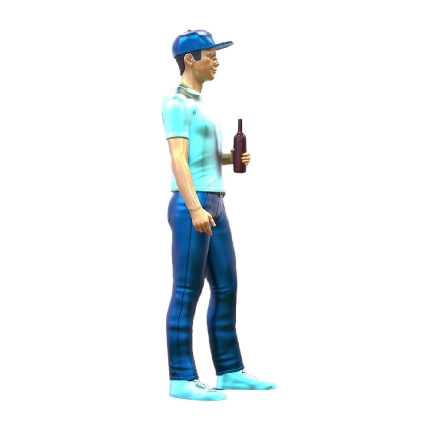 Foto do produto 0: Homem com cerveja