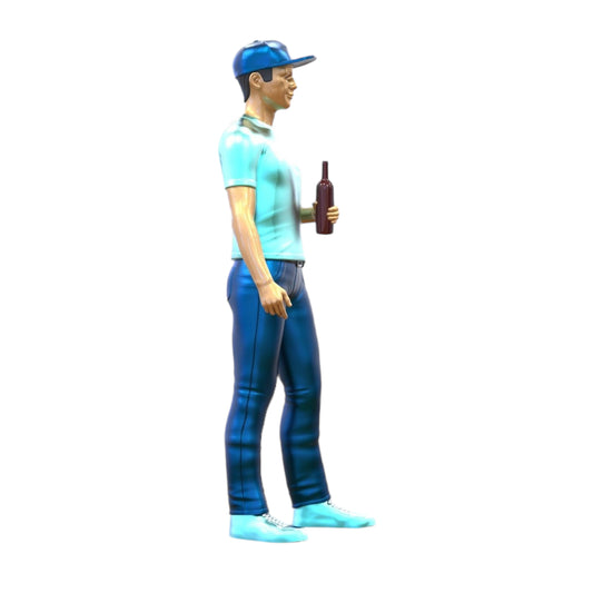 Foto do produto 0: Homem com cerveja