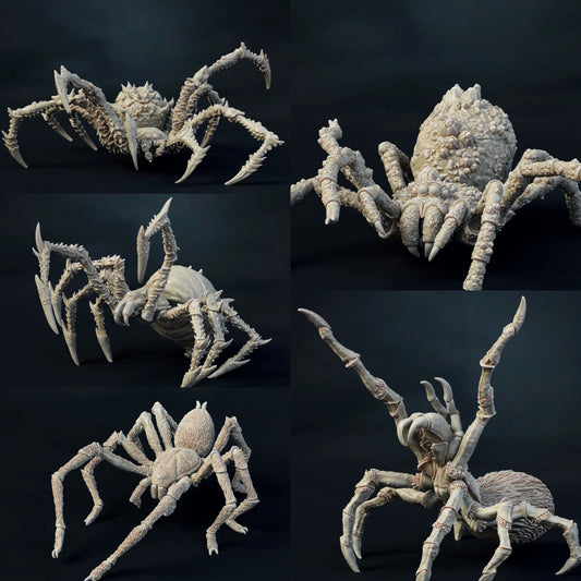 Produktfoto Tabletop 28mm The Printing Goes Ever On (TPGEO)  0: Spinnen Monster: Höhlenspinnen Kreaturen