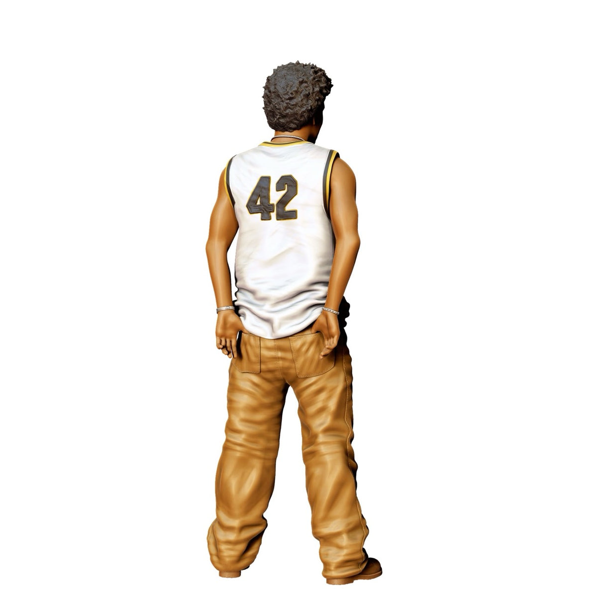 Produktbild 4 von 6: Miniatur Figur: Mann mit Basketball Outfit (Nr. 279)
