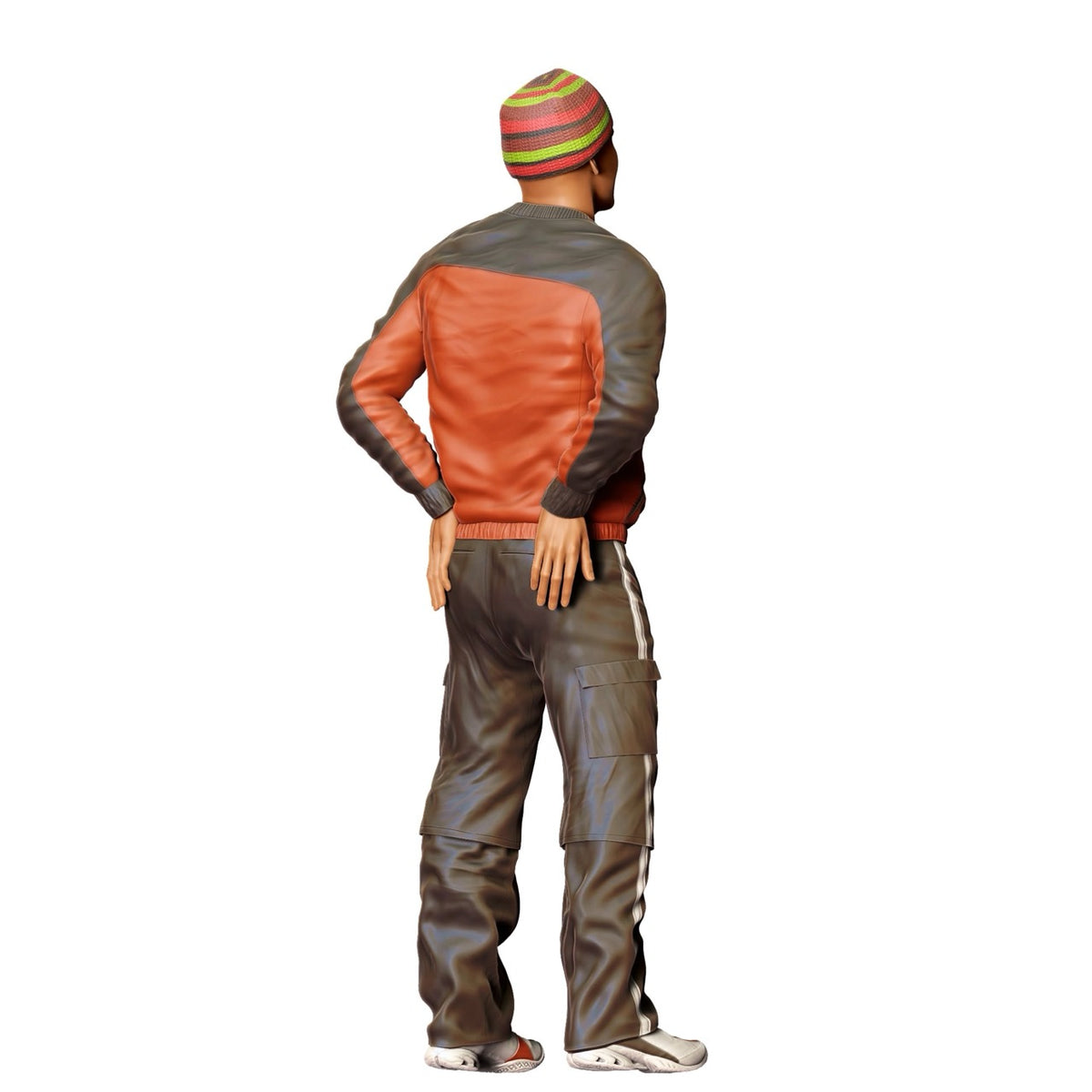 Produktbild 4 von 6: Miniatur Figur: Mann mit Mütze und Lederjacke (Nr. 281)
