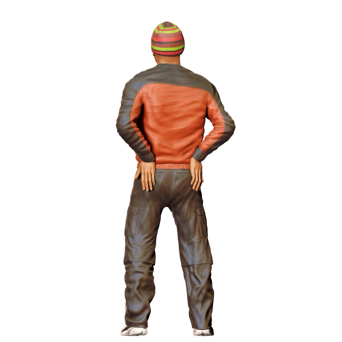 Produktbild 5 von 6: Miniatur Figur: Mann mit Mütze und Lederjacke (Nr. 281)