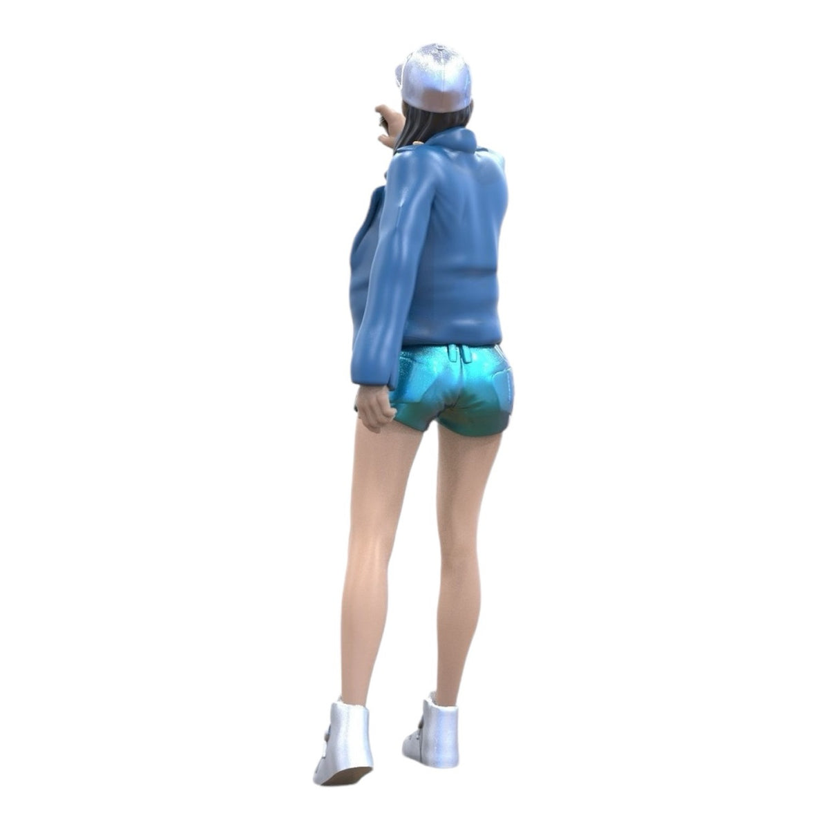 Produktbild 6 von 7: Miniatur Figur: Jungendlicher Sprayer - Junge Frau mit Kappe und Graffiti Spraydose (Nr. 287)
