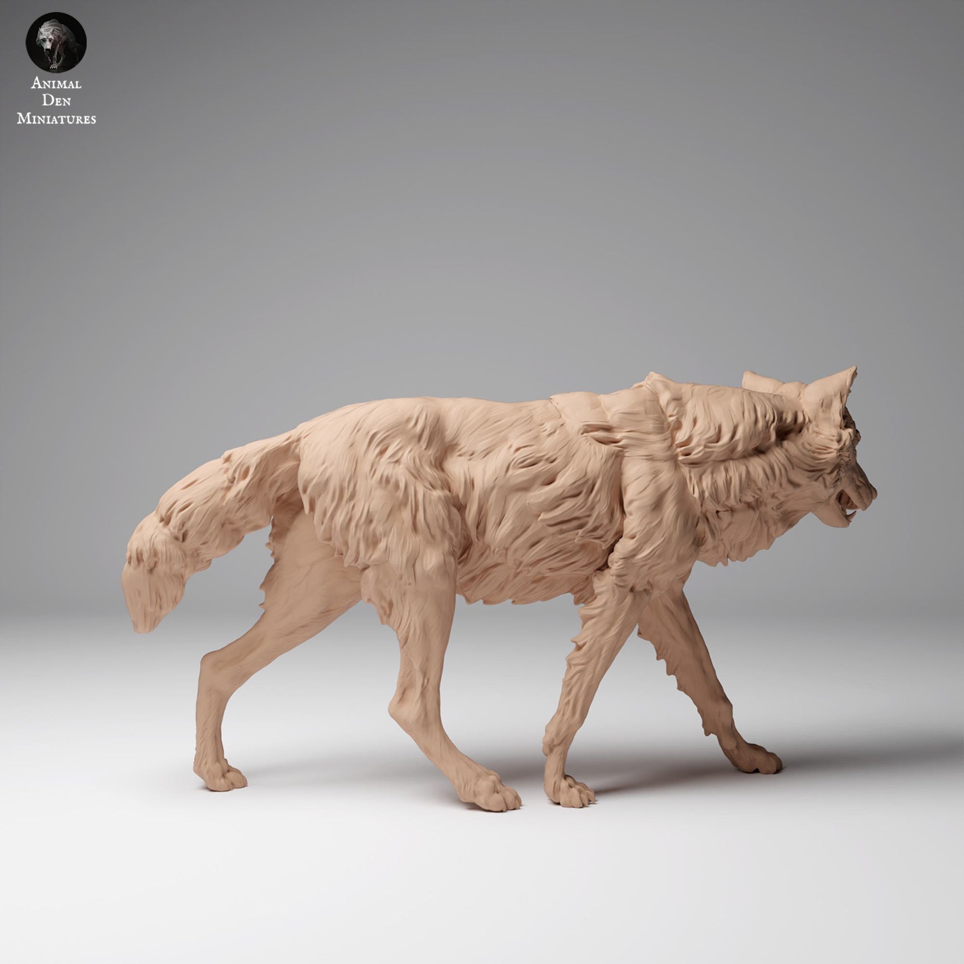 Produktfoto Tier Figur Diorama, Modellbau: 0: Wildtier Figur: Mongolischer Wolf (Ref 24_12_06)