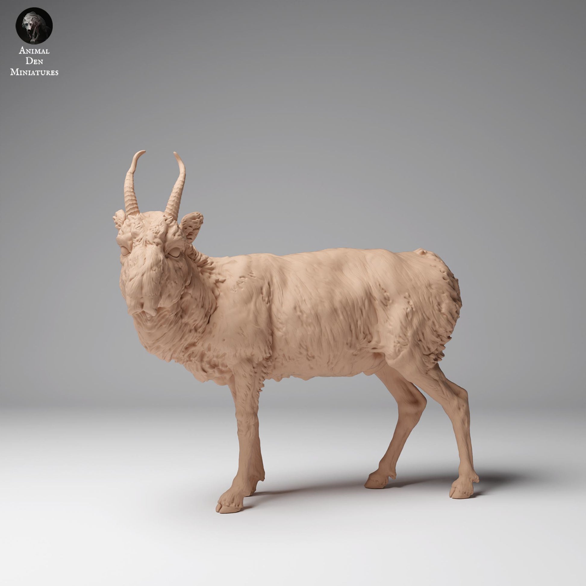 Zdjęcie produktu Figurki Zwierzęcia Diorama, Modelarstwo: 0: Figurki Dzikich Zwierząt: Antylopa Saiga Mongolska – Samiec (Ref 24_12_10)