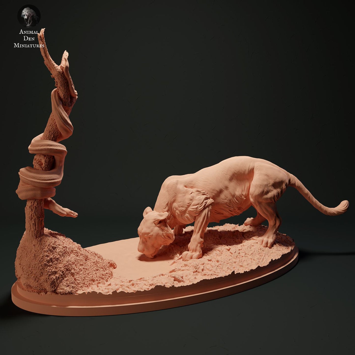 Produktfoto Tier Figur Diorama, Modellbau: 0: Dschungel Tier Figuren: Burmesische Python und Bengalischer Tiger (Ref 01_01_45)