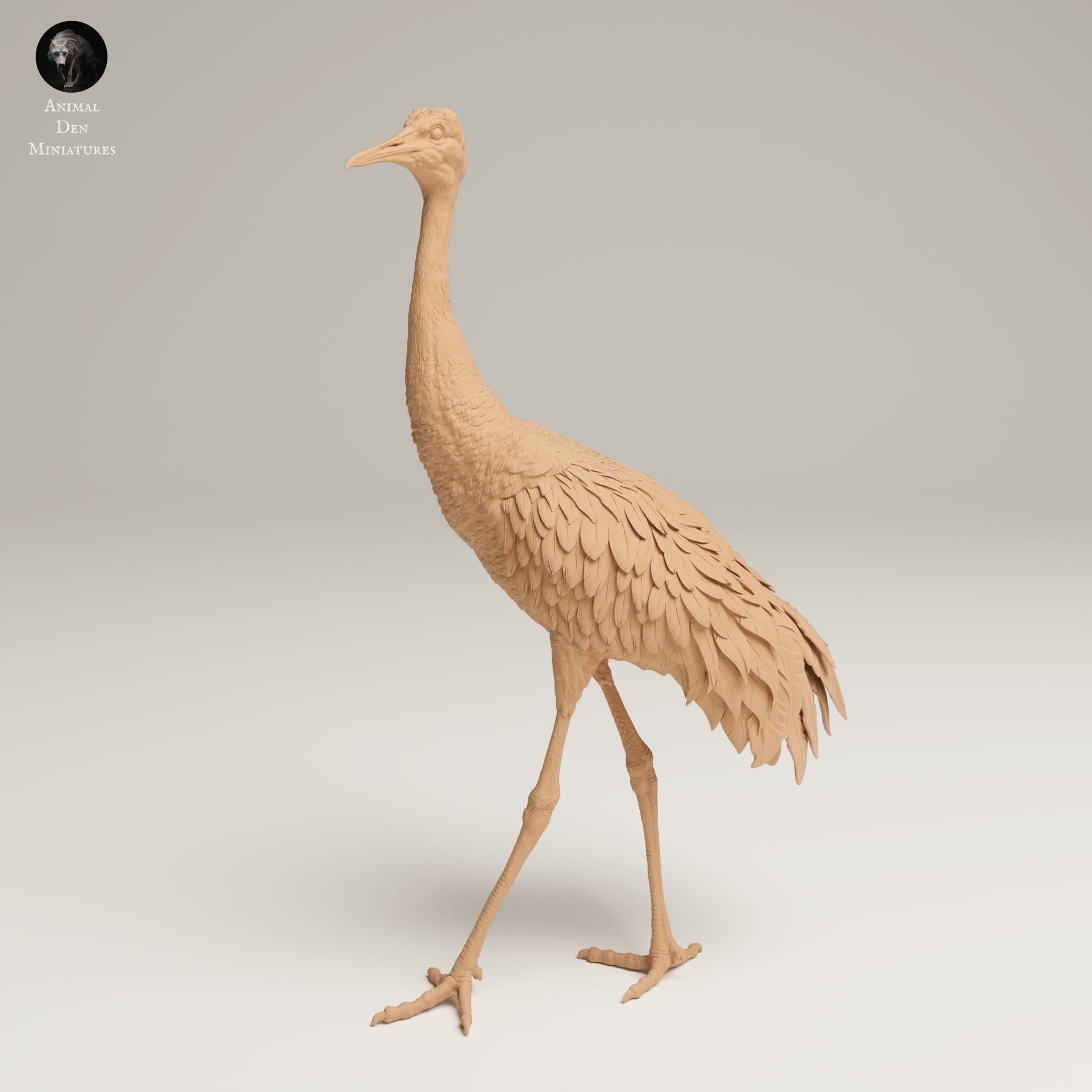Zdjęcie produktu Figurki Zwierzęcia Diorama, Modelarstwo: 0: Figurki Dzikich Zwierząt: Duży Żuraw Kanadyjski – Greater Sandhill Crane (Ref 25_06_11)