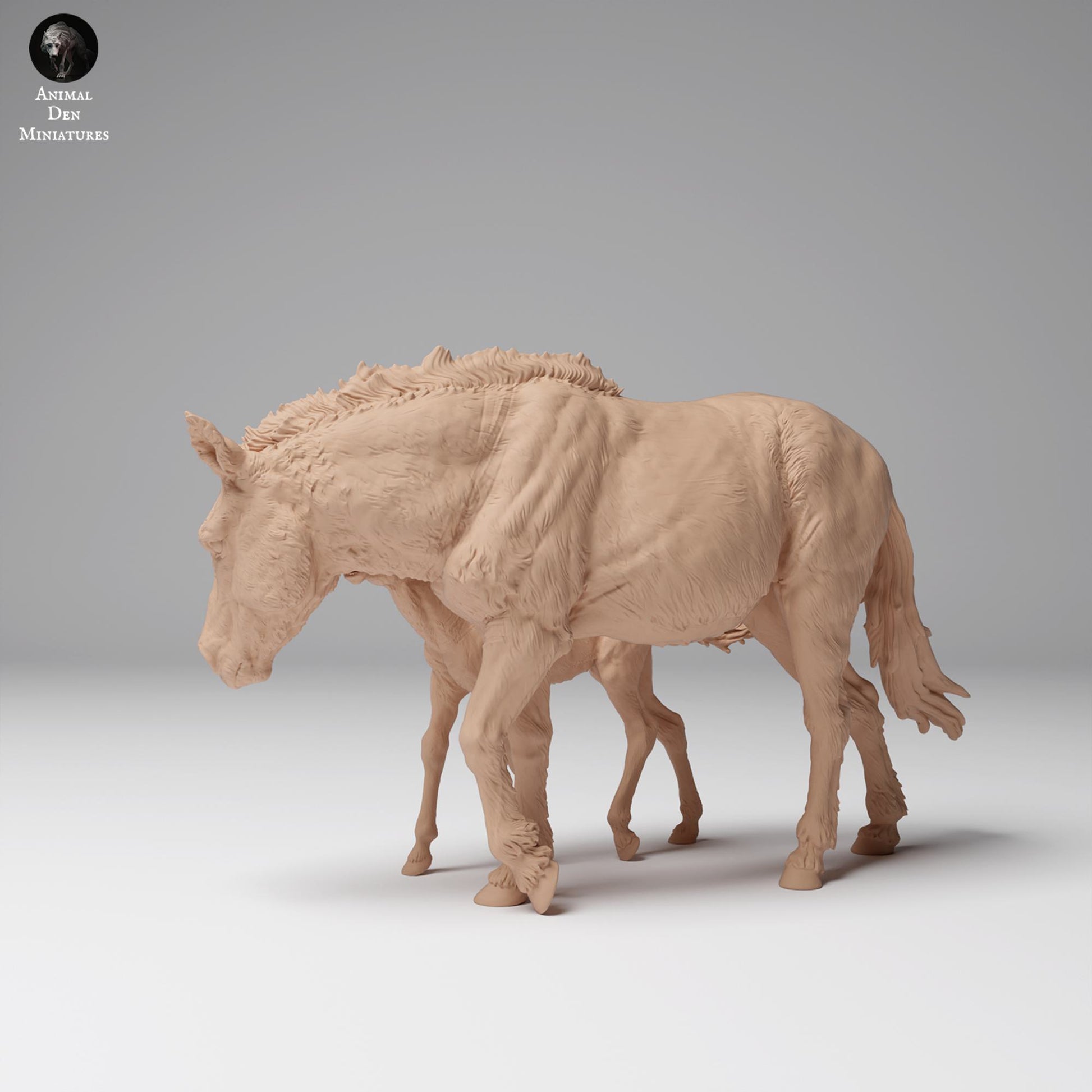 Zdjęcie produktu Figurki zwierzęcia Diorama, Modelarstwo: 0: Figurki dzikich zwierząt: Koń Przewalskiego z źrebakiem (Ref 24_12_03)