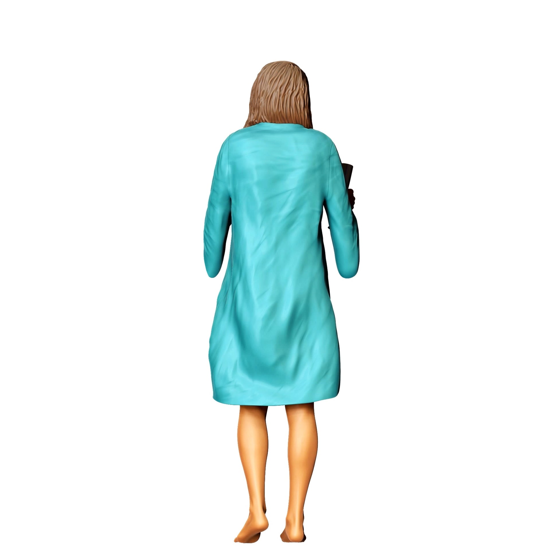 Diorama Modellbau Produktfoto 0: Pool Party Gäste - Frau mit Badeanzug und Sektglas (Ref. Nr. 322)