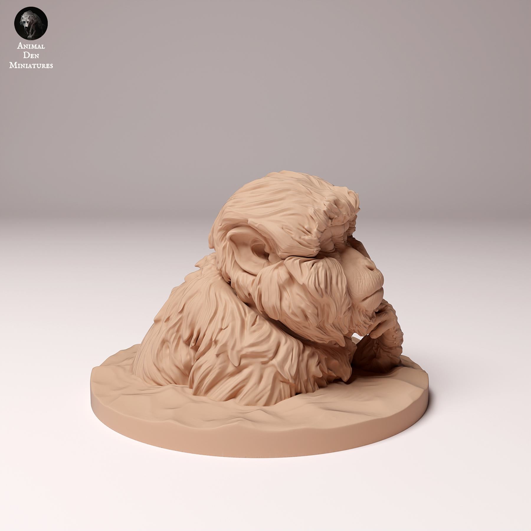 Produktfoto Tier Figur Diorama, Modellbau: 0: Wildtier Figur: badender Japanmakak (Ref 24_10_10)