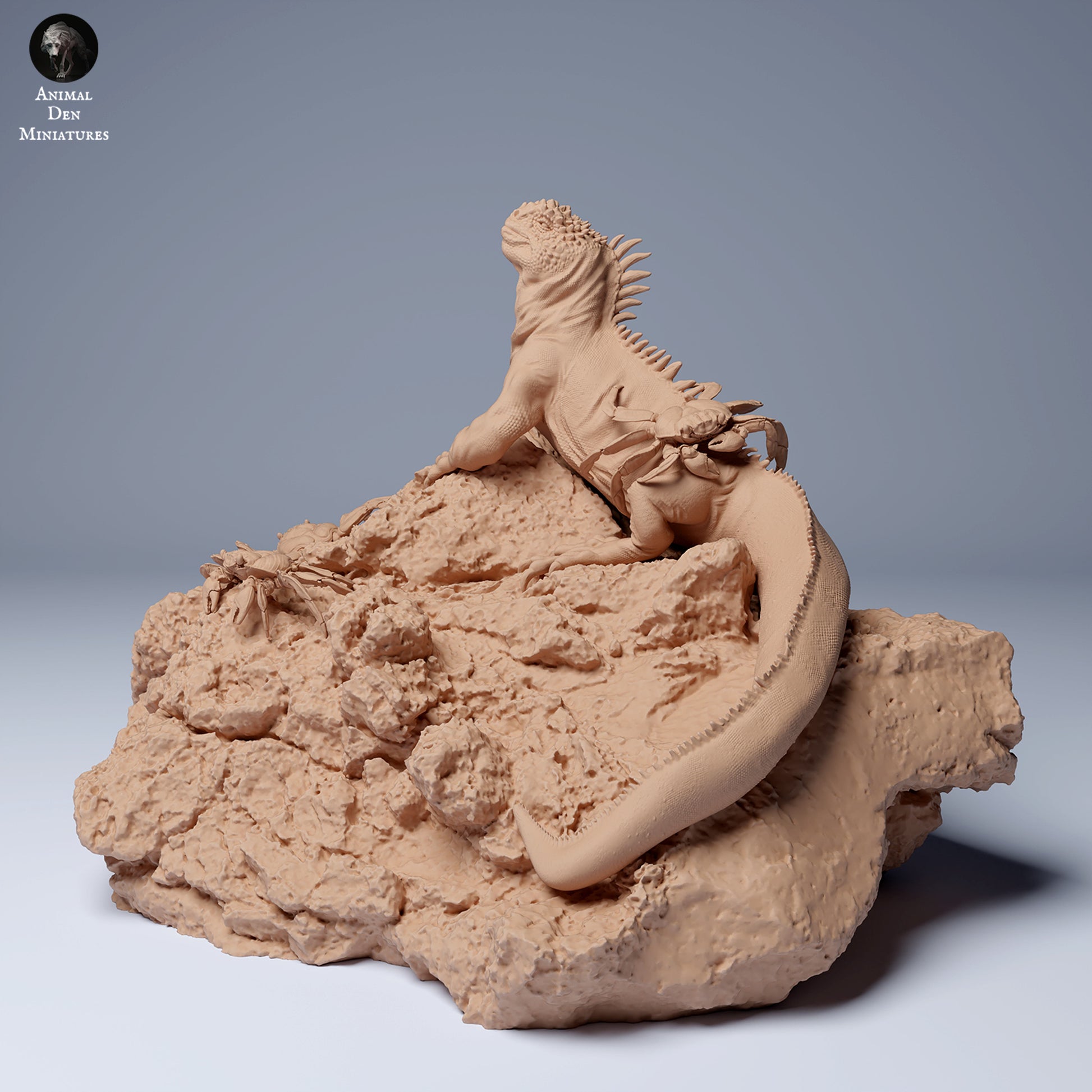 Produktfoto Tier Figur Diorama, Modellbau: 0: Meerestier Figur: Meerechse mit Sally Lightfoot Krabben (Ref 24_08_01)