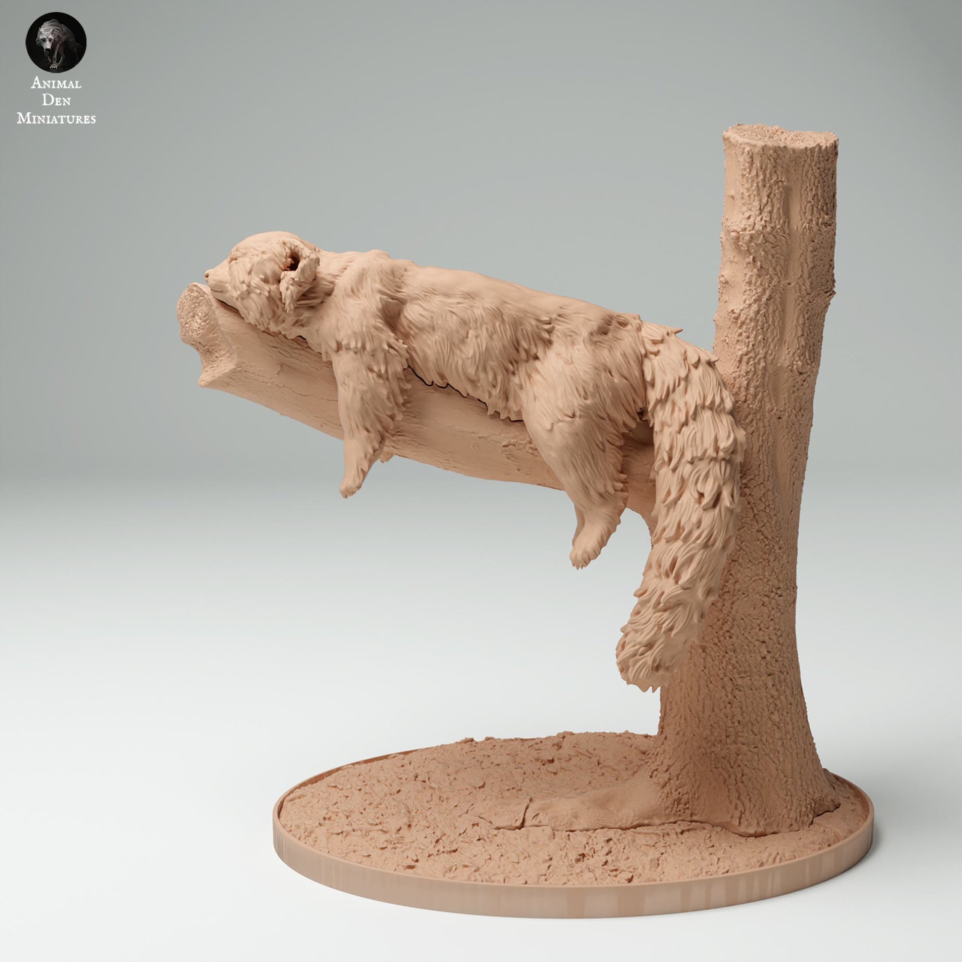 Zdjęcie produktu Figurki zwierzęcej Diorama, Modelarstwo: 0: Figurki zwierzęcej z dżungli: śpiący Czerwony Panda (Ref 25_02_02)