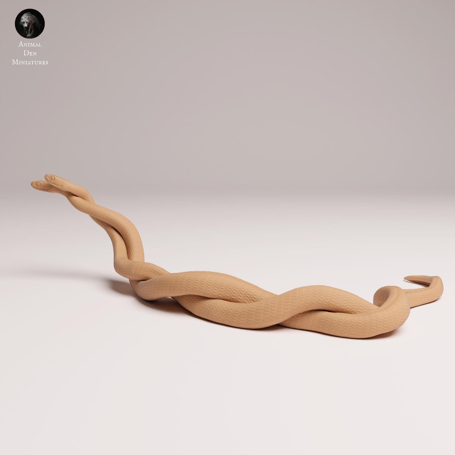 Foto do produto de figura de animal em diorama, modelismo: 0: Figuras de animais da selva: Casal de Mambas Negras (Ref 25_08_11)