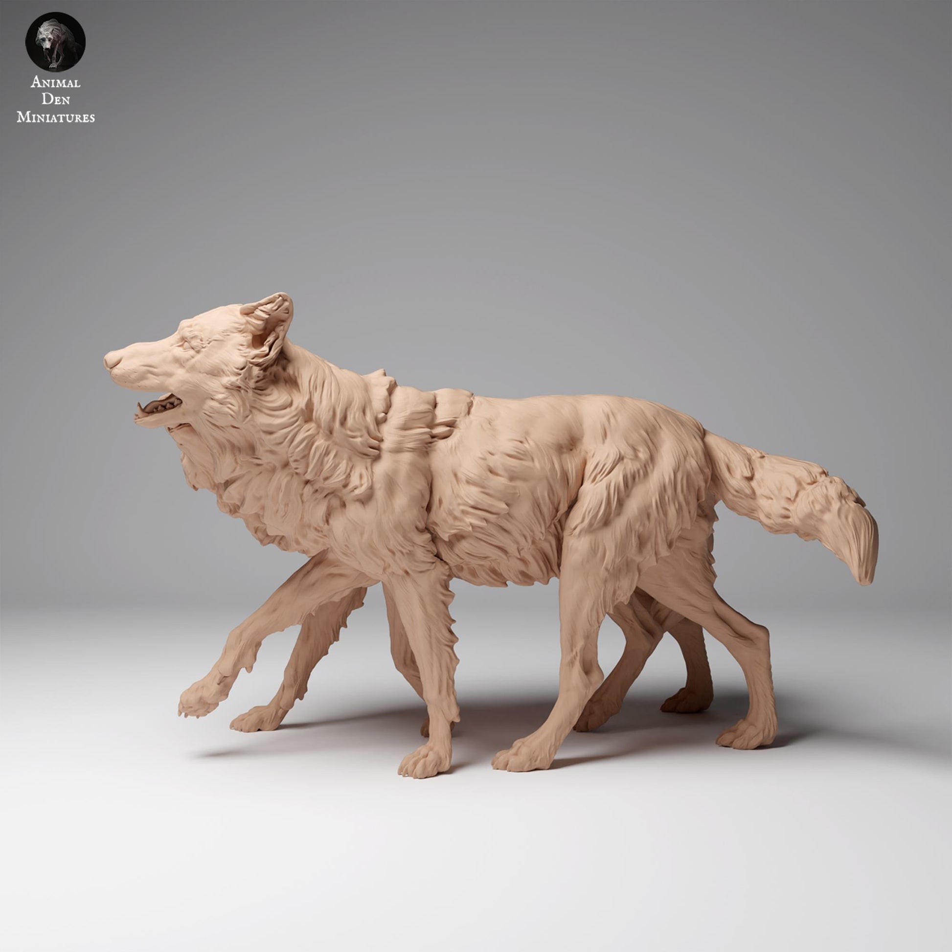 Produktfoto Tier Figur Diorama, Modellbau: 0: Wildtier Figuren: Mongolische Wölfe im Spiel (Ref 24_12_05)