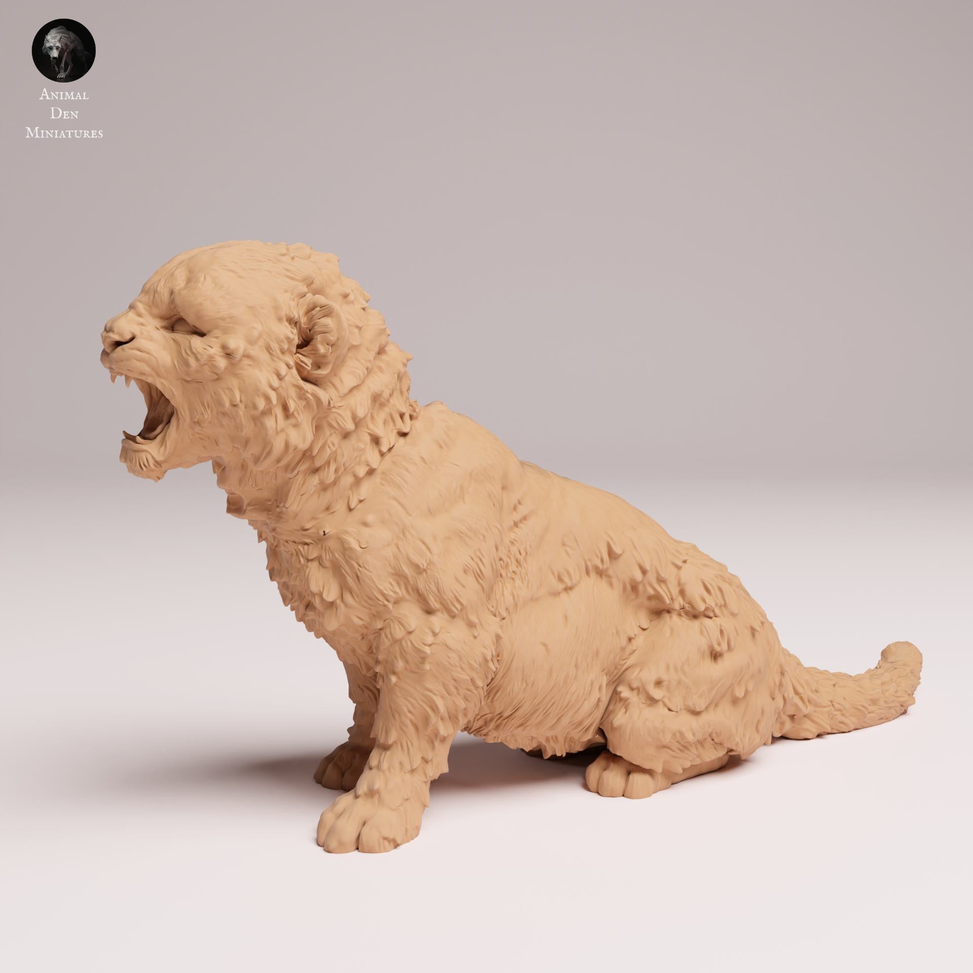 Produktfoto Tier Figur Diorama, Modellbau: 0: Wildtier Figur: Amur Leopard Junges – brüllend (Ref 25_07_14)