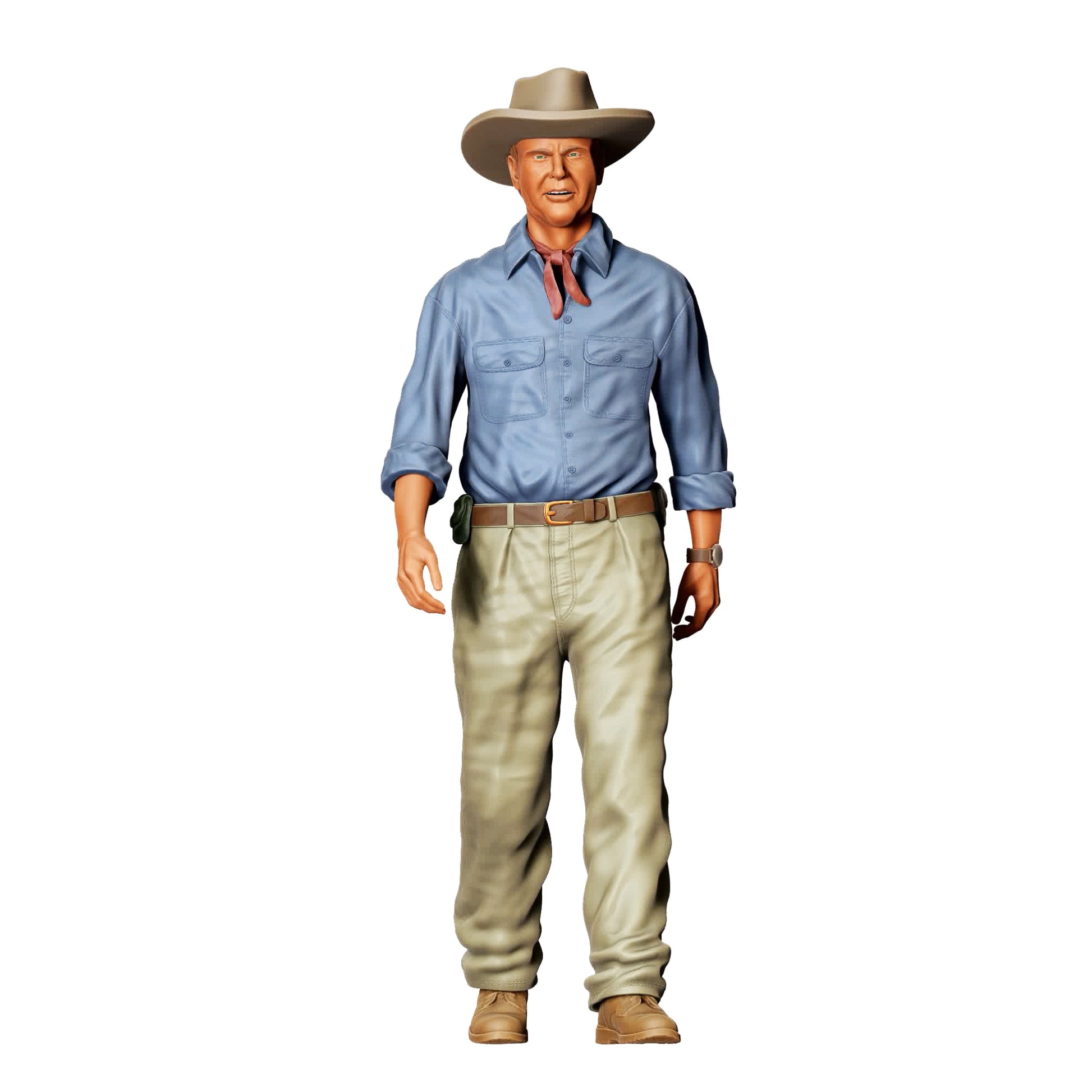 Diorama Model Building Product Photo 0: Adventurer with Cowboy Hat (Ref. No. 335)
