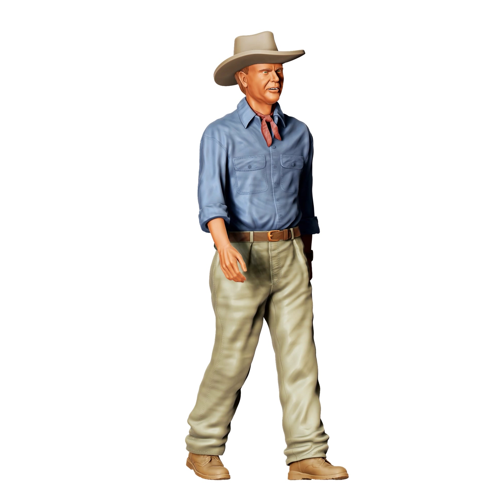 Diorama Model Building Product Photo 0: Adventurer with Cowboy Hat (Ref. No. 335)