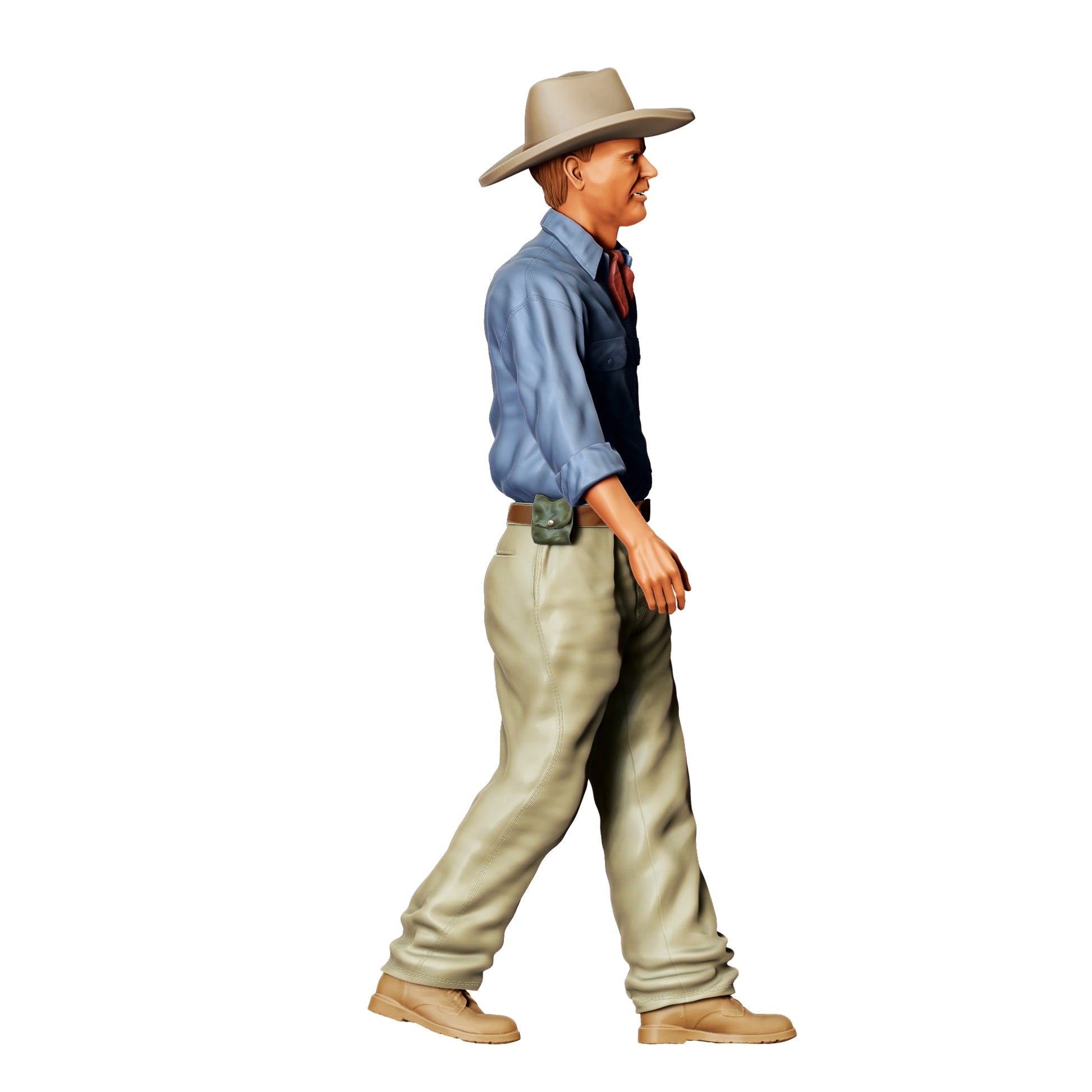 Diorama Model Building Product Photo 0: Adventurer with Cowboy Hat (Ref. No. 335)
