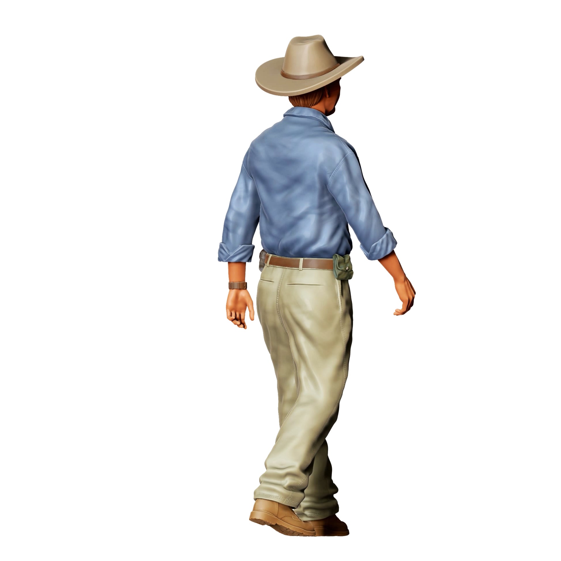 Diorama Model Building Product Photo 0: Adventurer with Cowboy Hat (Ref. No. 335)