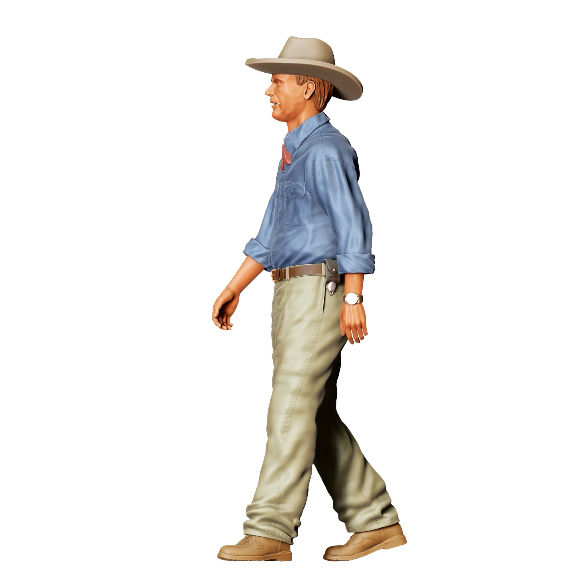 Diorama Model Building Product Photo 0: Adventurer with Cowboy Hat (Ref. No. 335)