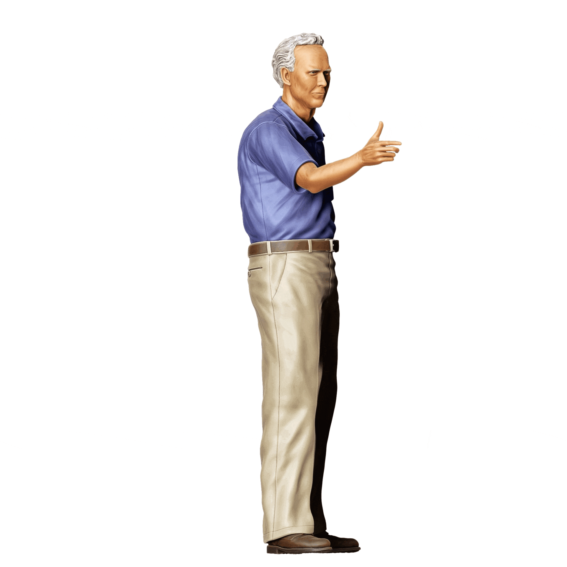 Diorama Modellbau Produktfoto 0: Alter Mann - Kriegsveteran (Ref. Nr. 304)