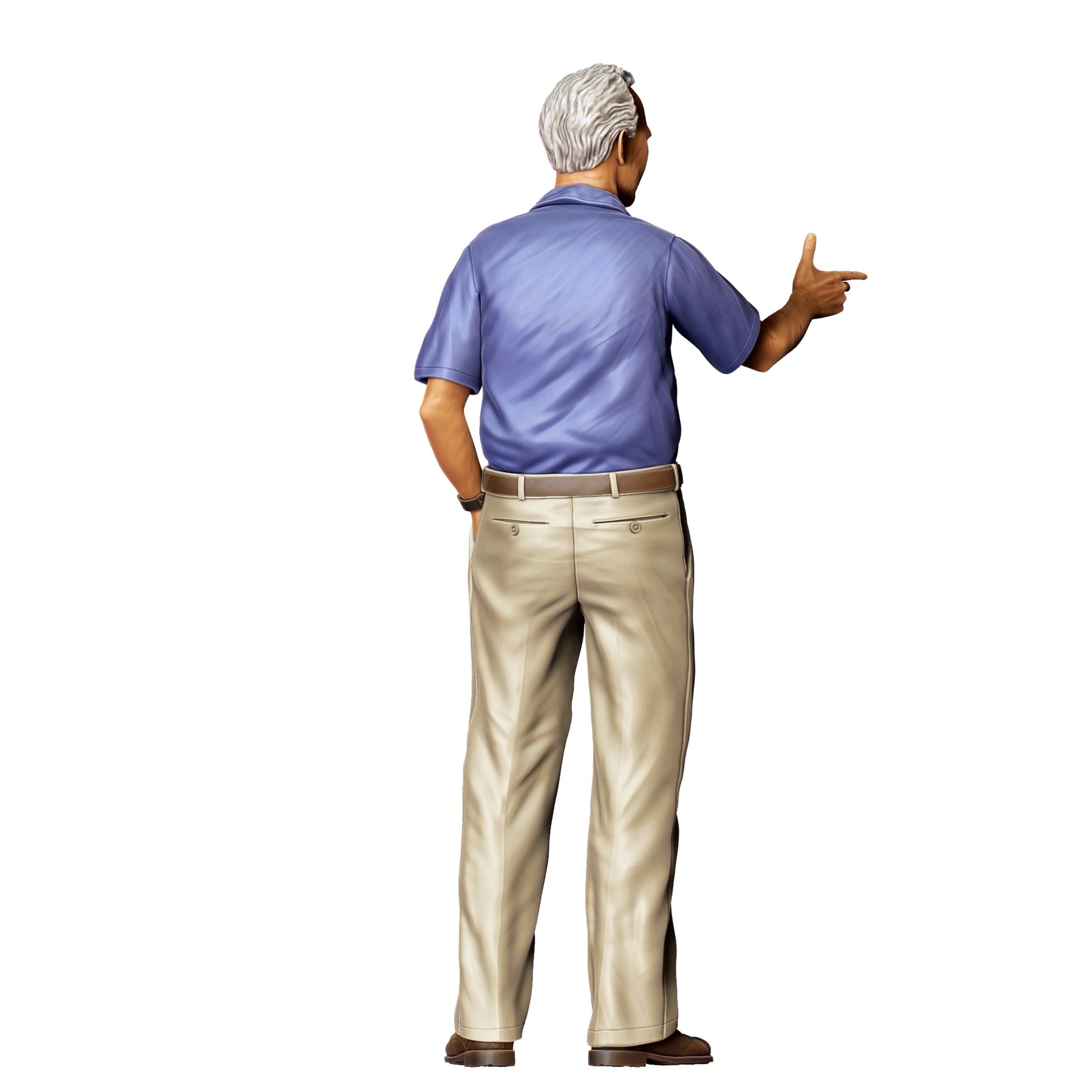 Diorama Modellbau Produktfoto 0: Alter Mann - Kriegsveteran (Ref. Nr. 304)