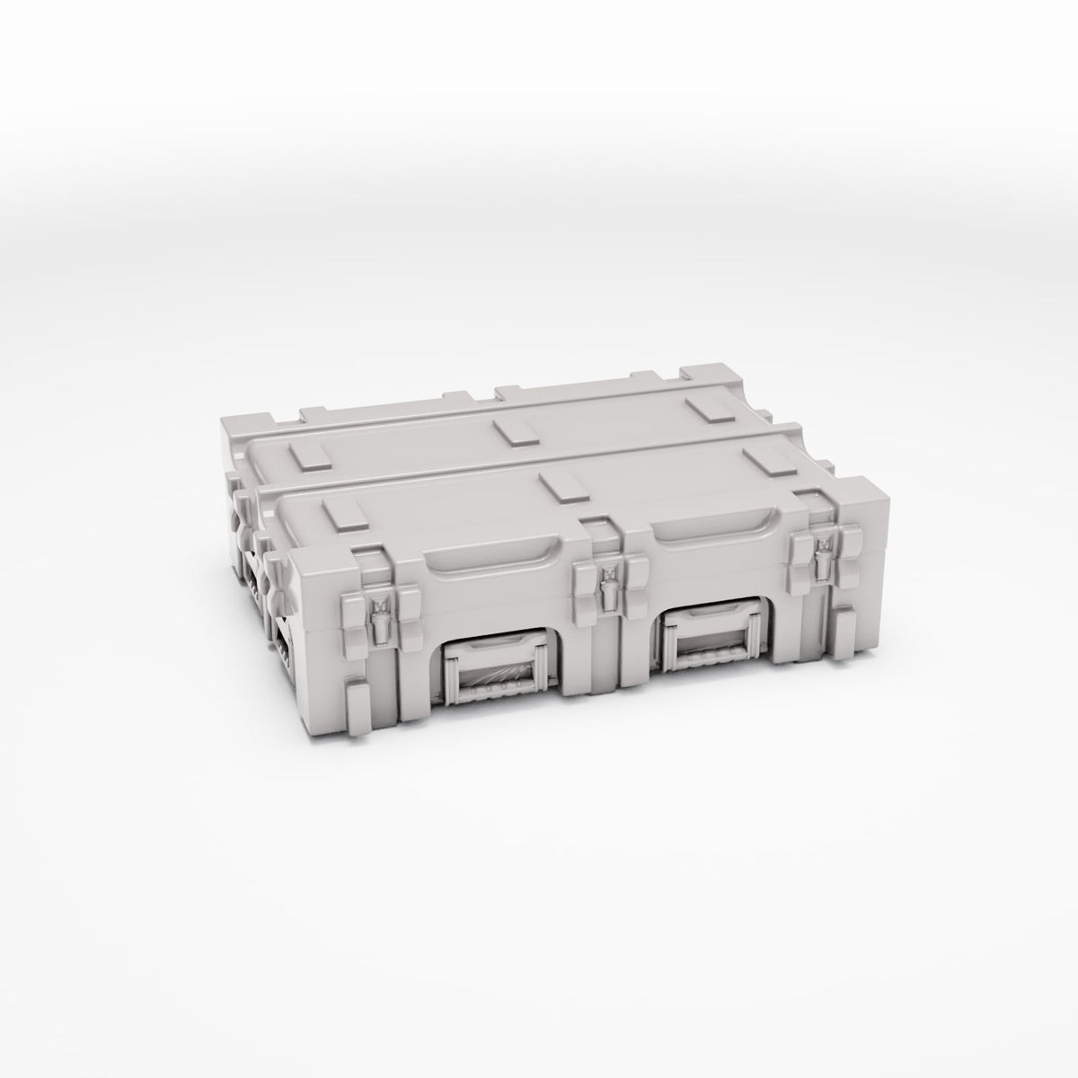 Diorama Modellbau Produktfoto 3: Diorama Lager: Militärische Transportkiste mit Verschlüssen (Ref. 352D)