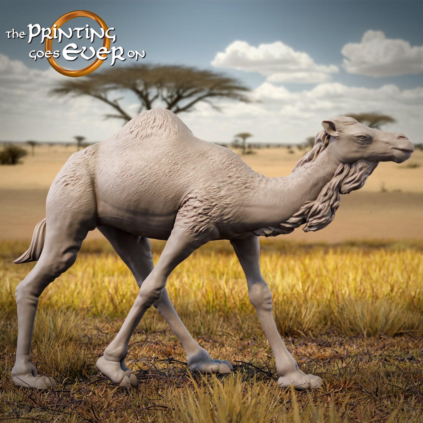 Foto do produto Tabletop 28mm The Printing Goes Ever On (TPGEO) 0: Camelo: Animal de carga fiel do deserto