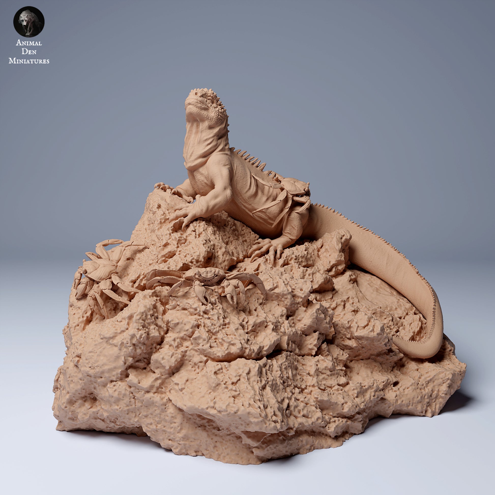 Produktfoto Tier Figur Diorama, Modellbau: 0: Meerestier Figur: Meerechse mit Sally Lightfoot Krabben (Ref 24_08_01)