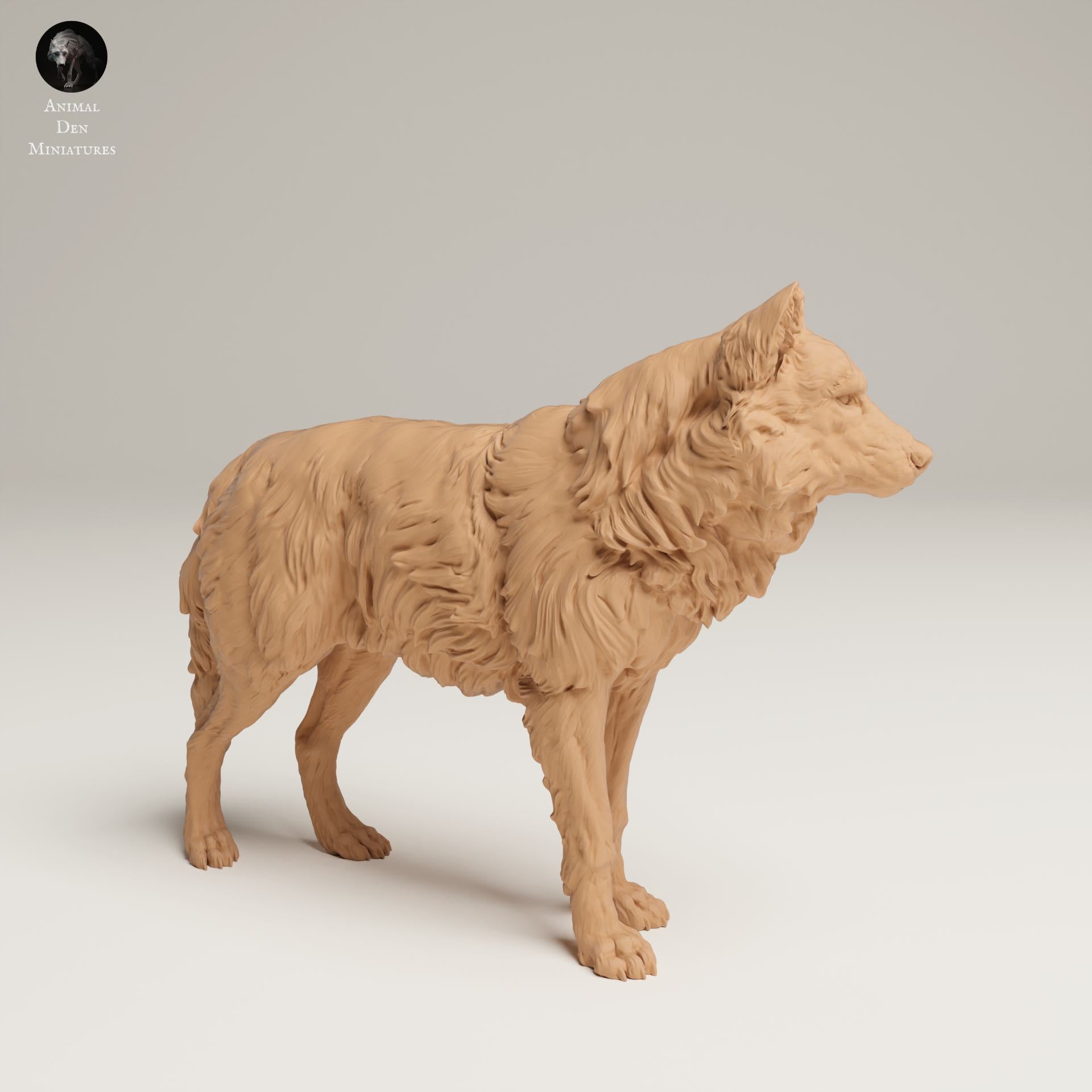 Product photo Animal Figure Diorama, Model Building: 0: Wildlife Figure: Gray Wolf (Ref 25_06_06)
