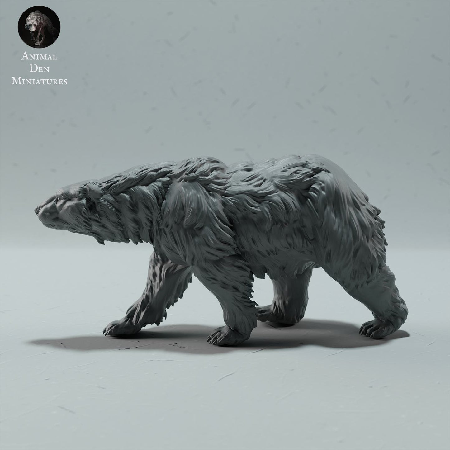 Foto do produto Figura de Animal Diorama, Modelismo: 0: Figura de Animal Selvagem: Urso Polar a Caminhar – Polar Bear (Ref 01_01_24)