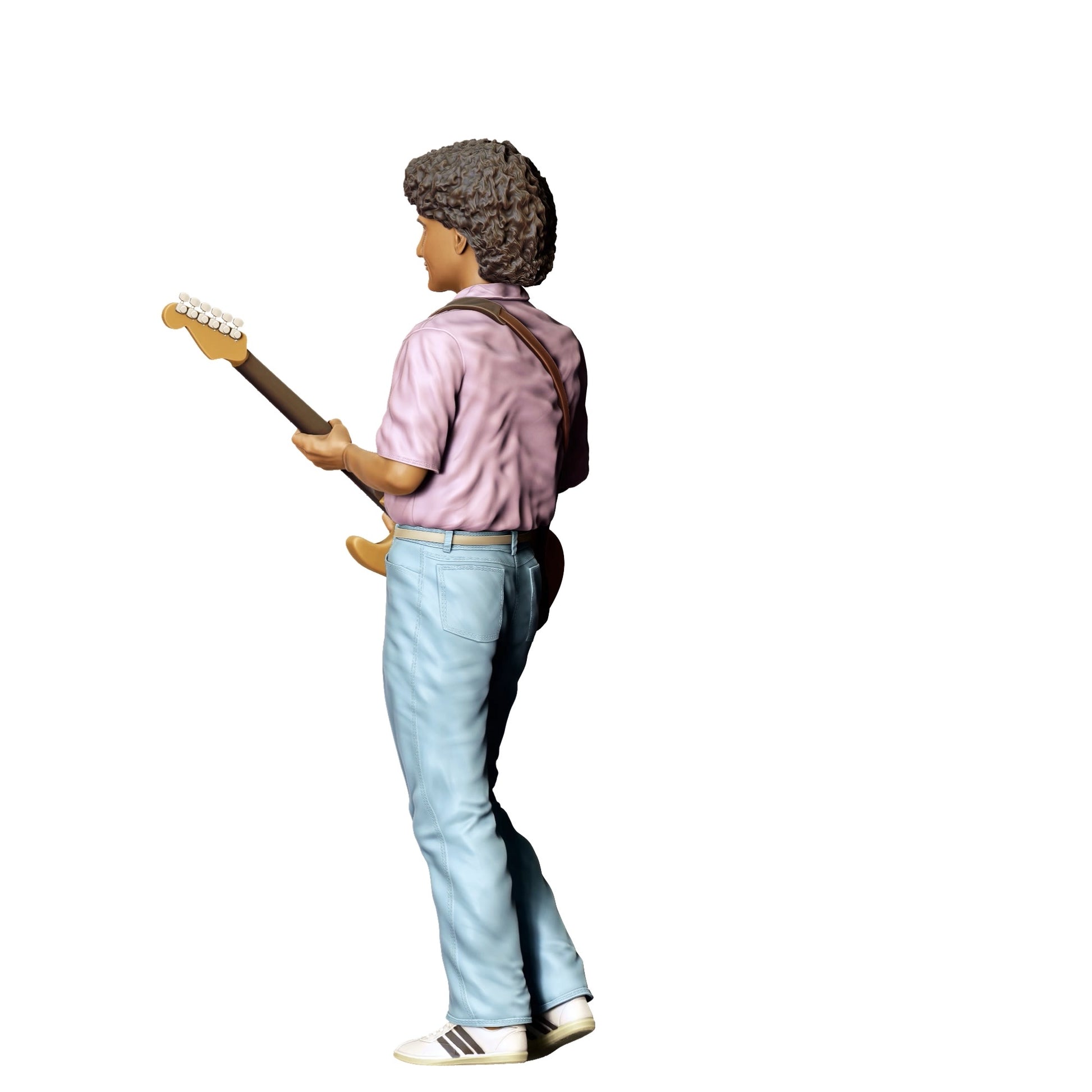 Diorama model building product photo 0: Famous rock band - Bassist (Ref. No. 329)
