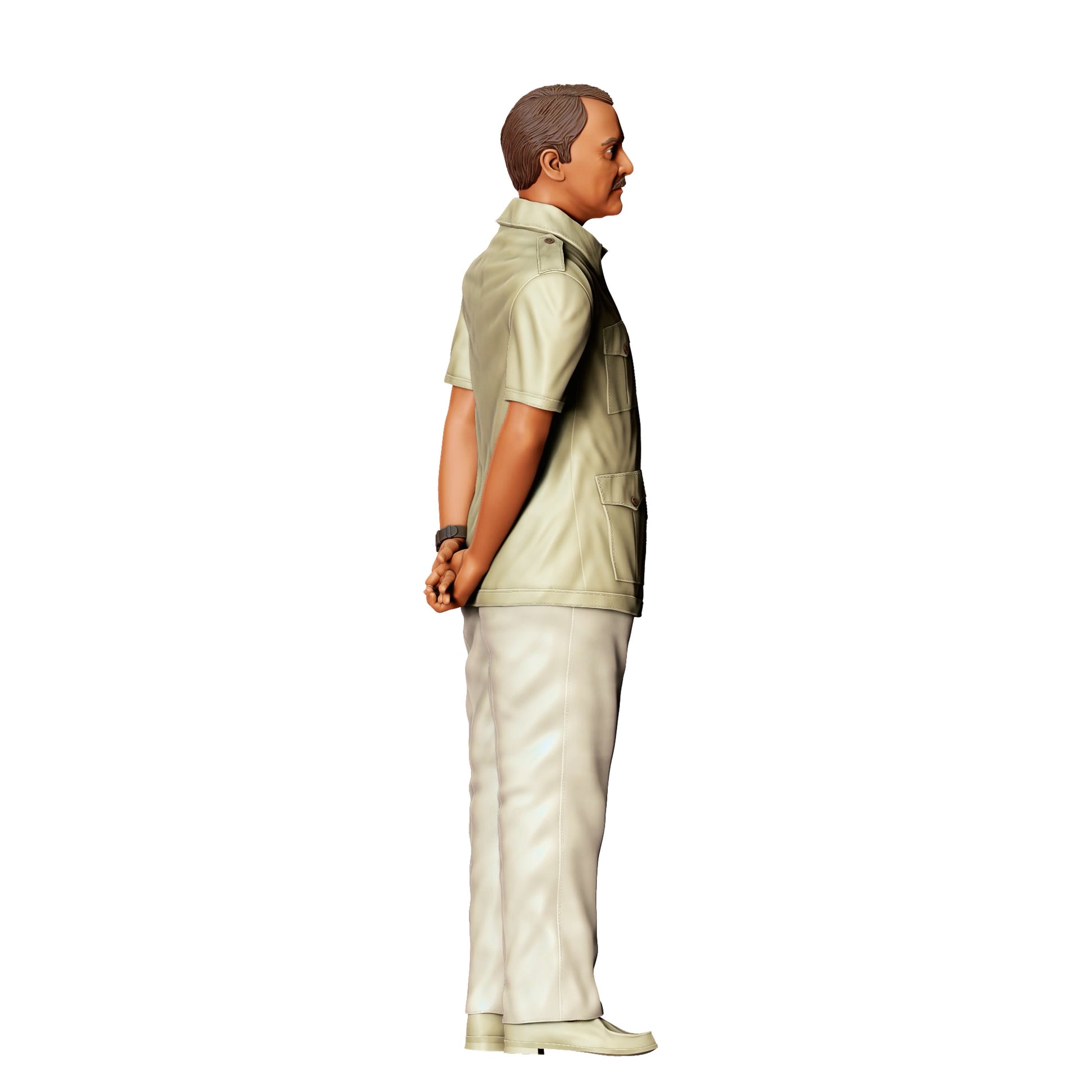 Diorama Modellbau Produktfoto 0: Gentleman im Safari-Look – Britischer Verwalter (Ref. Nr. 427)