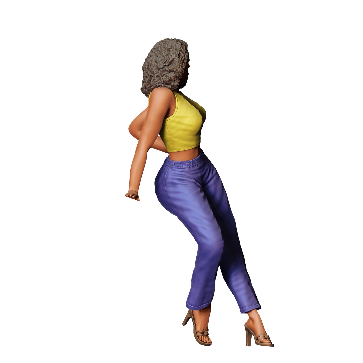 Imagem do produto de diorama: Pessoas encostadas ao carro - Mulher 1 (Ref. Nr. 340)