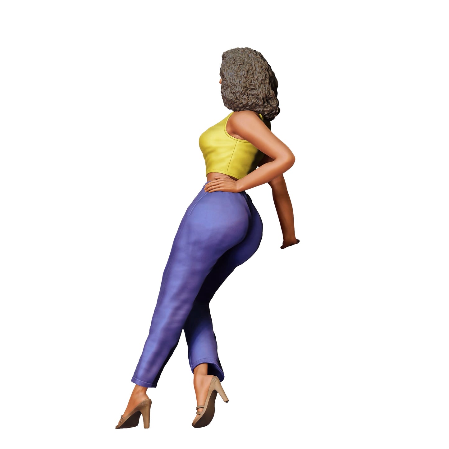 Imagem do produto de diorama: Pessoas encostadas ao carro - Mulher 1 (Ref. Nr. 340)