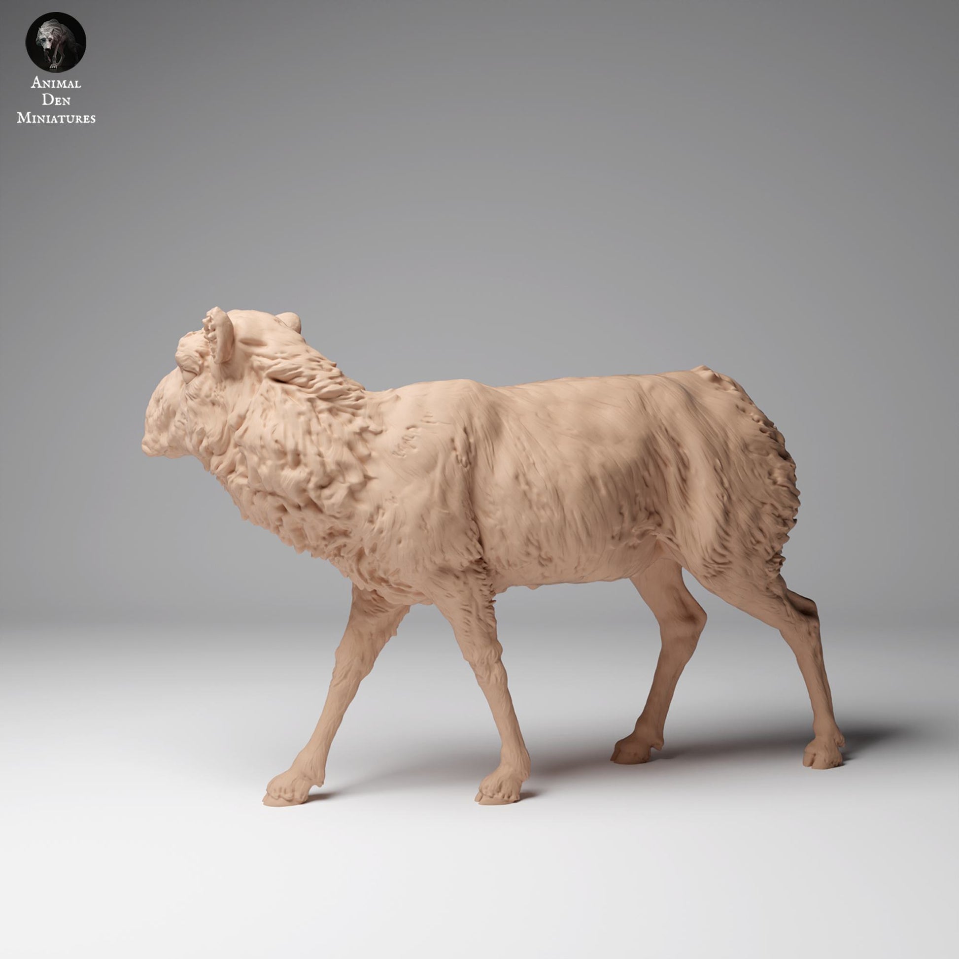 Zdjęcie produktu Figurki Zwierzęcia Diorama, Modelarstwo: 0: Dzika Figurki: Mongolska Saiga Antylopa – Samica w zimowym futrze (Ref 24_12_14)