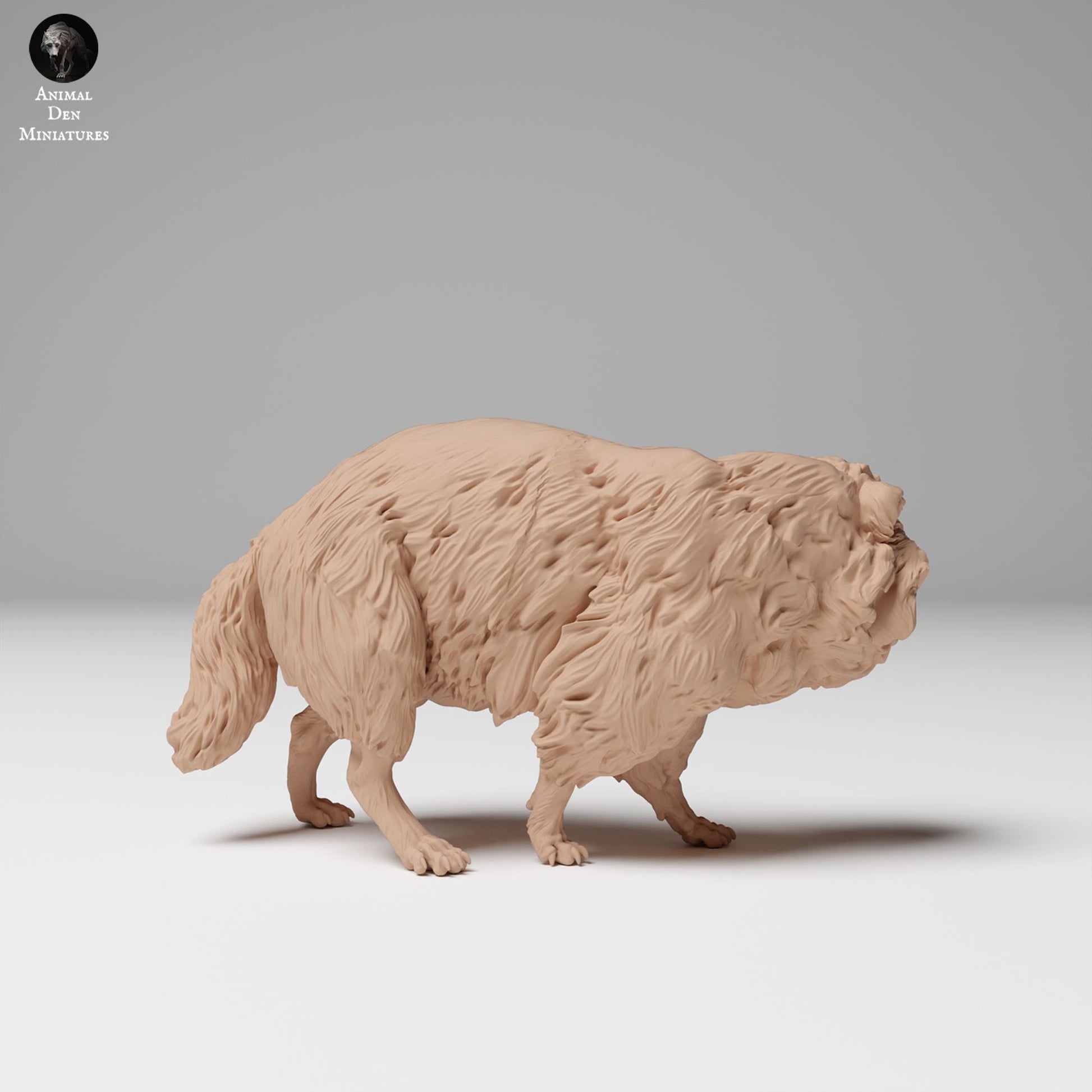 Produktfoto Tier Figur Diorama, Modellbau: 0: Wildtier Figur: Tanuki – Marderhund (Ref 24_11_03)