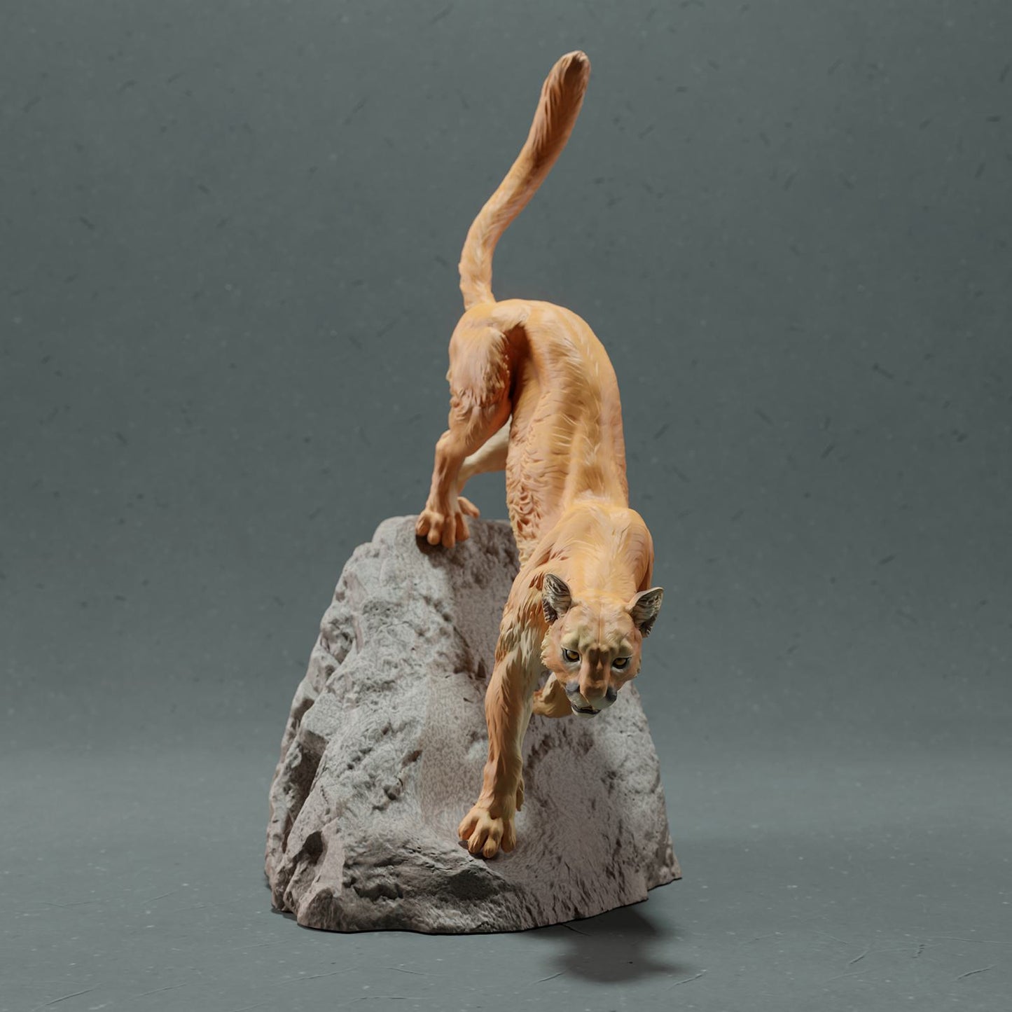 Produktfoto Tier Figur Diorama, Modellbau: 0: Wildtier Figur: Berglöwe – Puma (Ref 01_01_48)