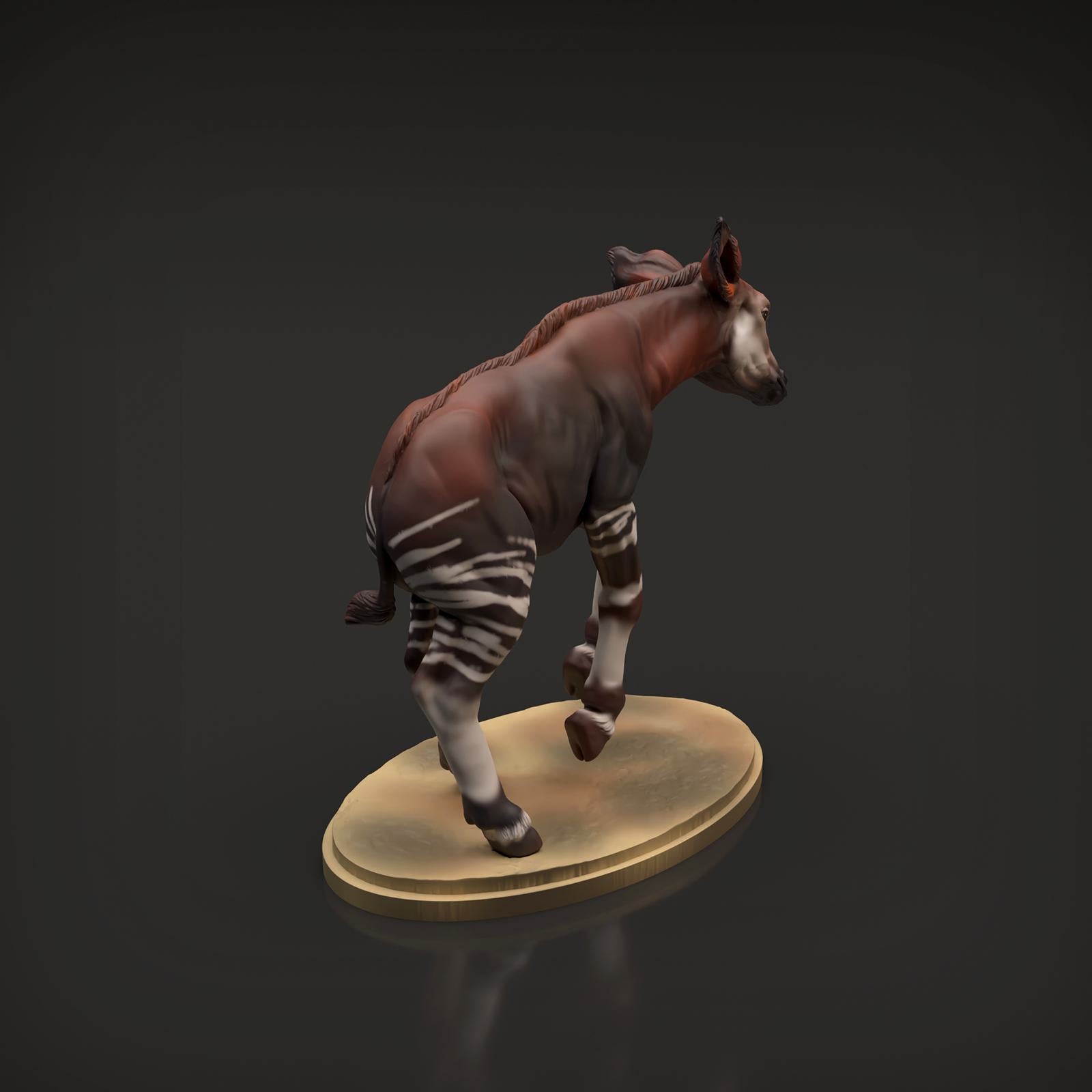Zdjęcie produktu Figurki zwierzęcia Diorama, Modelarstwo: 0: Figurki zwierzęcia sawanny: Okapi cielak (Ref 01_01_52)