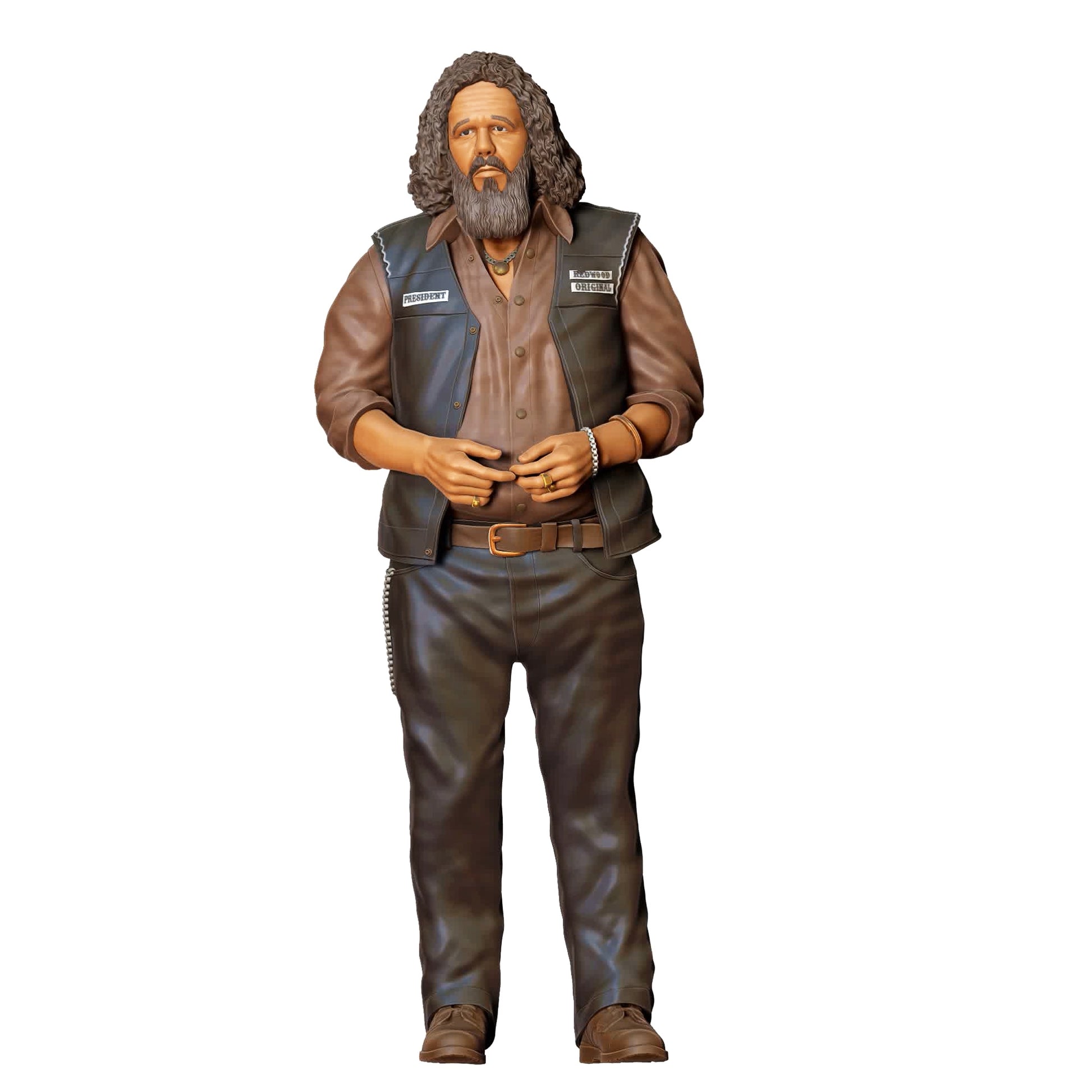 Diorama model building product photo 0: Member of a motorcycle gang - Biker 4 (Ref. No. 360)