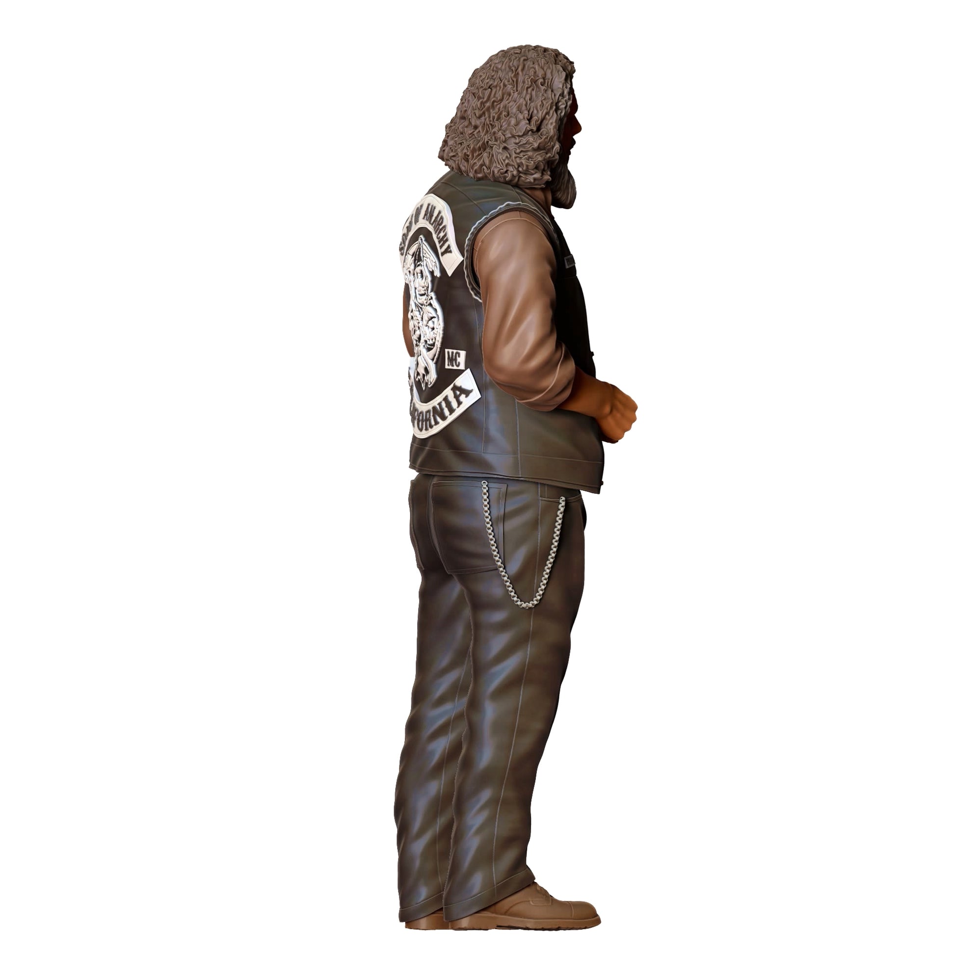 Diorama model building product photo 0: Member of a motorcycle gang - Biker 4 (Ref. No. 360)