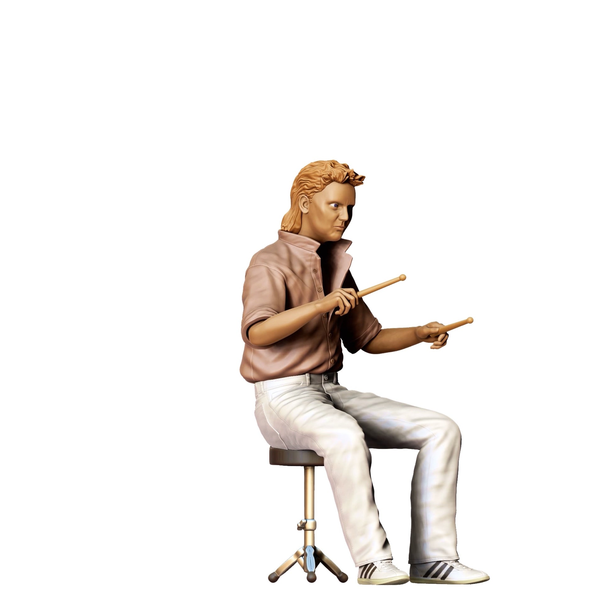 Diorama Model Building Product Photo 0: Famous Rock Band - Drummer (Ref. No. 330)