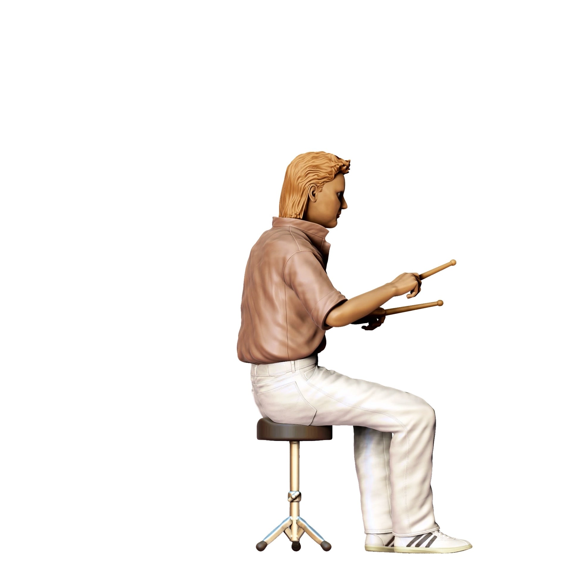 Diorama Model Building Product Photo 0: Famous Rock Band - Drummer (Ref. No. 330)