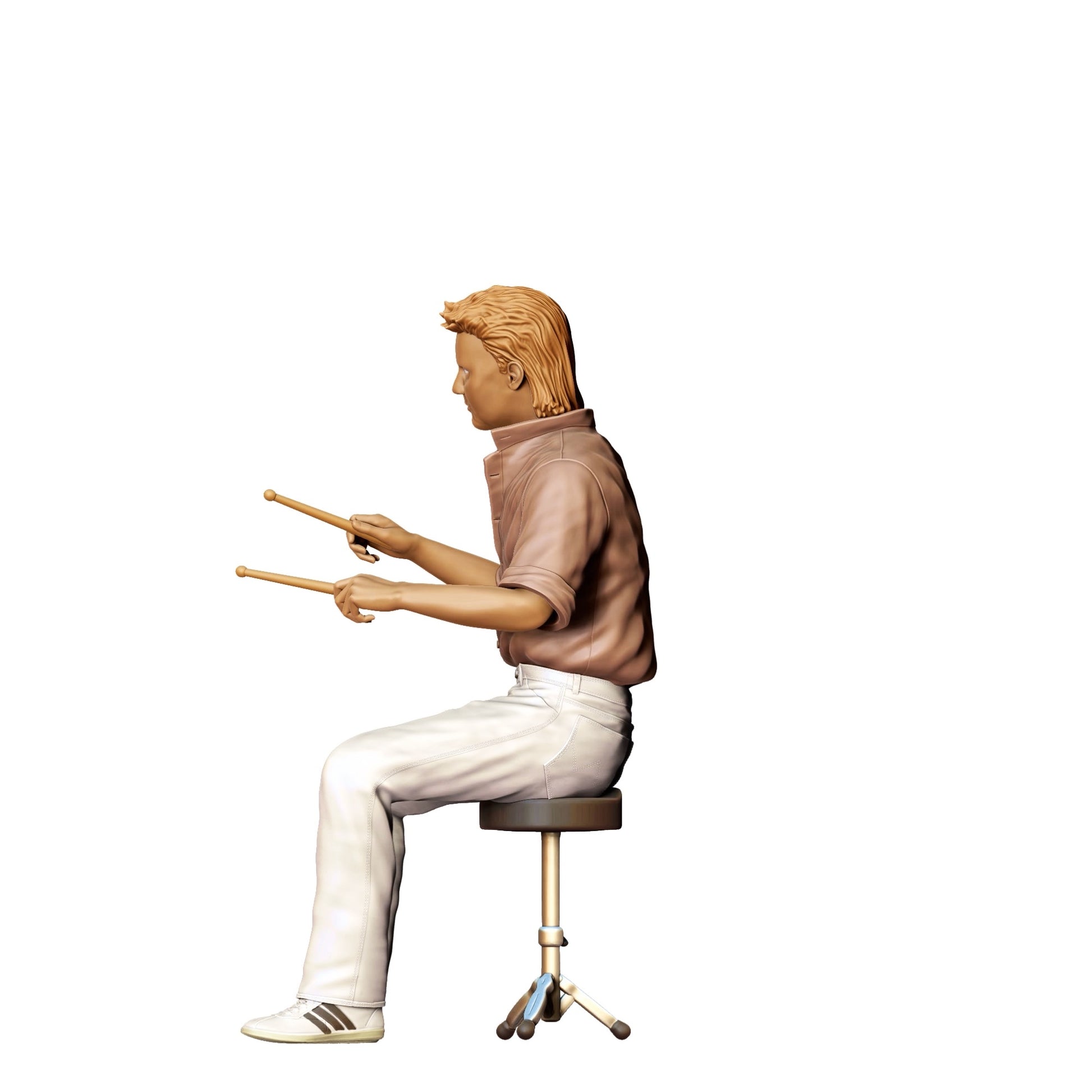 Diorama Model Building Product Photo 0: Famous Rock Band - Drummer (Ref. No. 330)