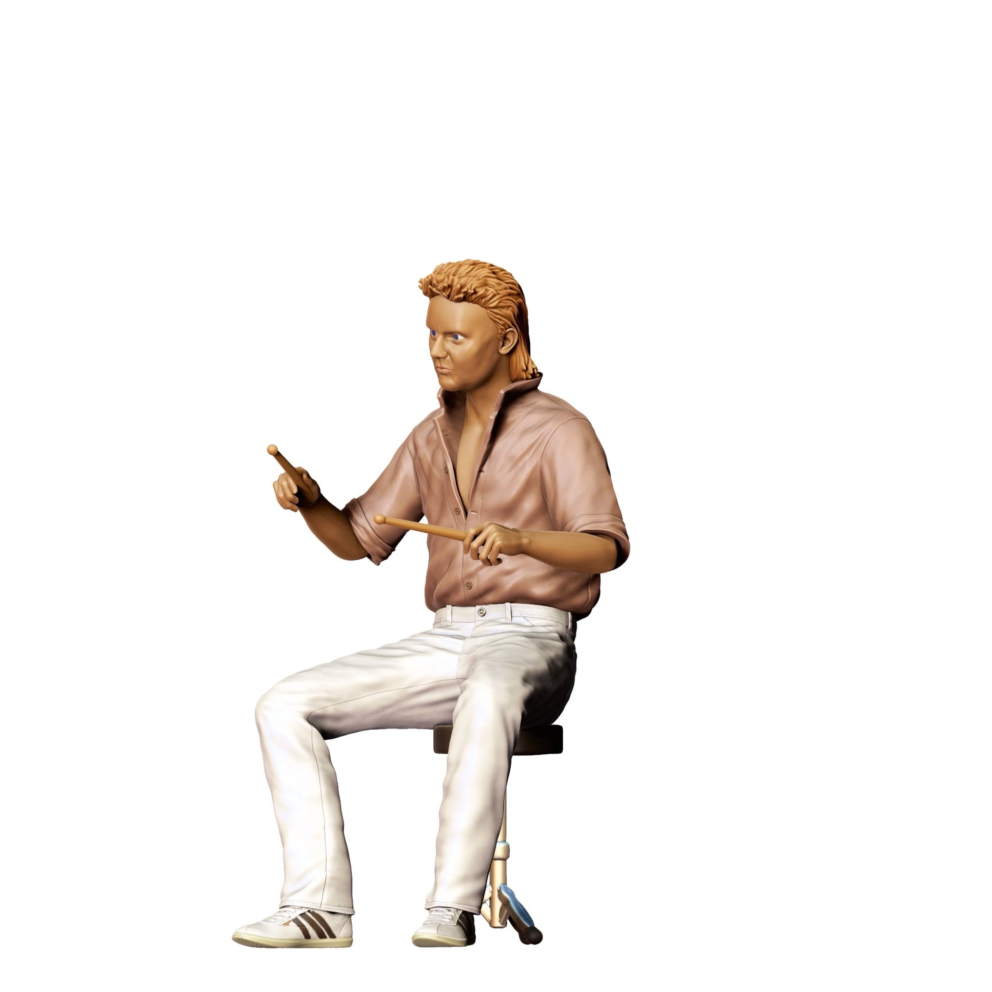 Diorama Model Building Product Photo 0: Famous Rock Band - Drummer (Ref. No. 330)